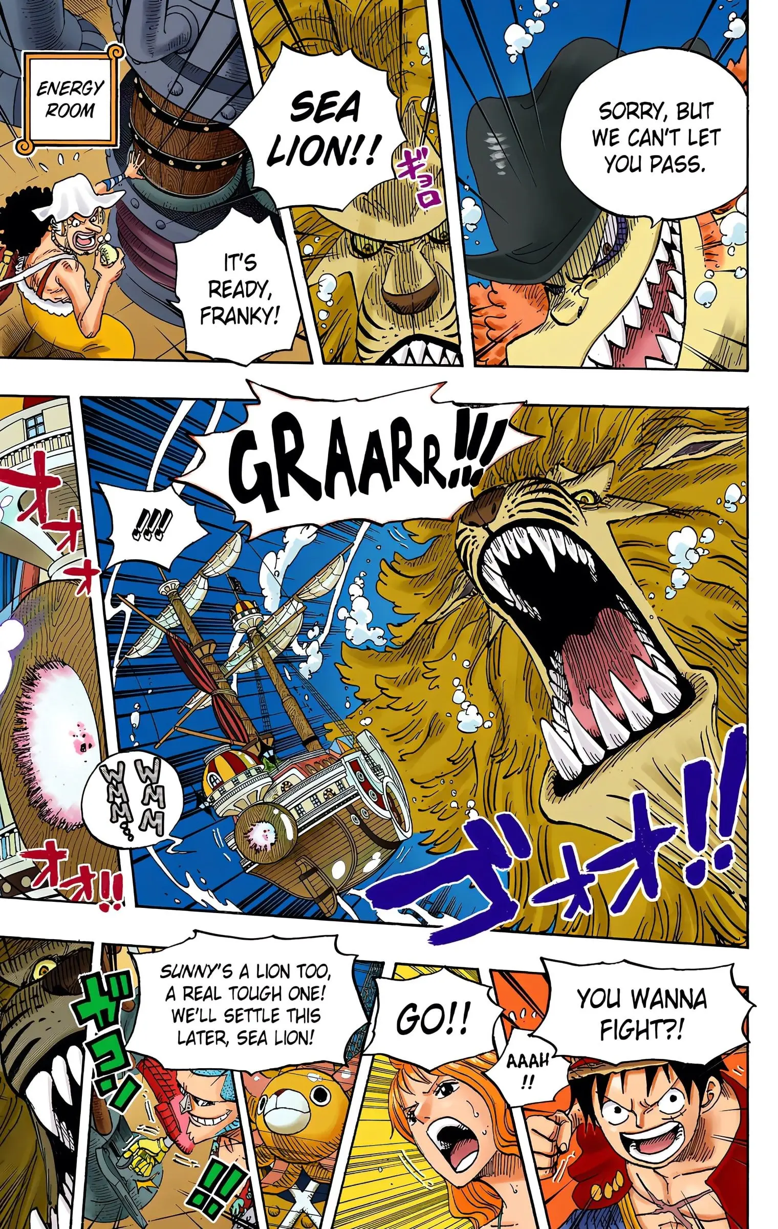 One Piece Colored, chapter 608, page 3