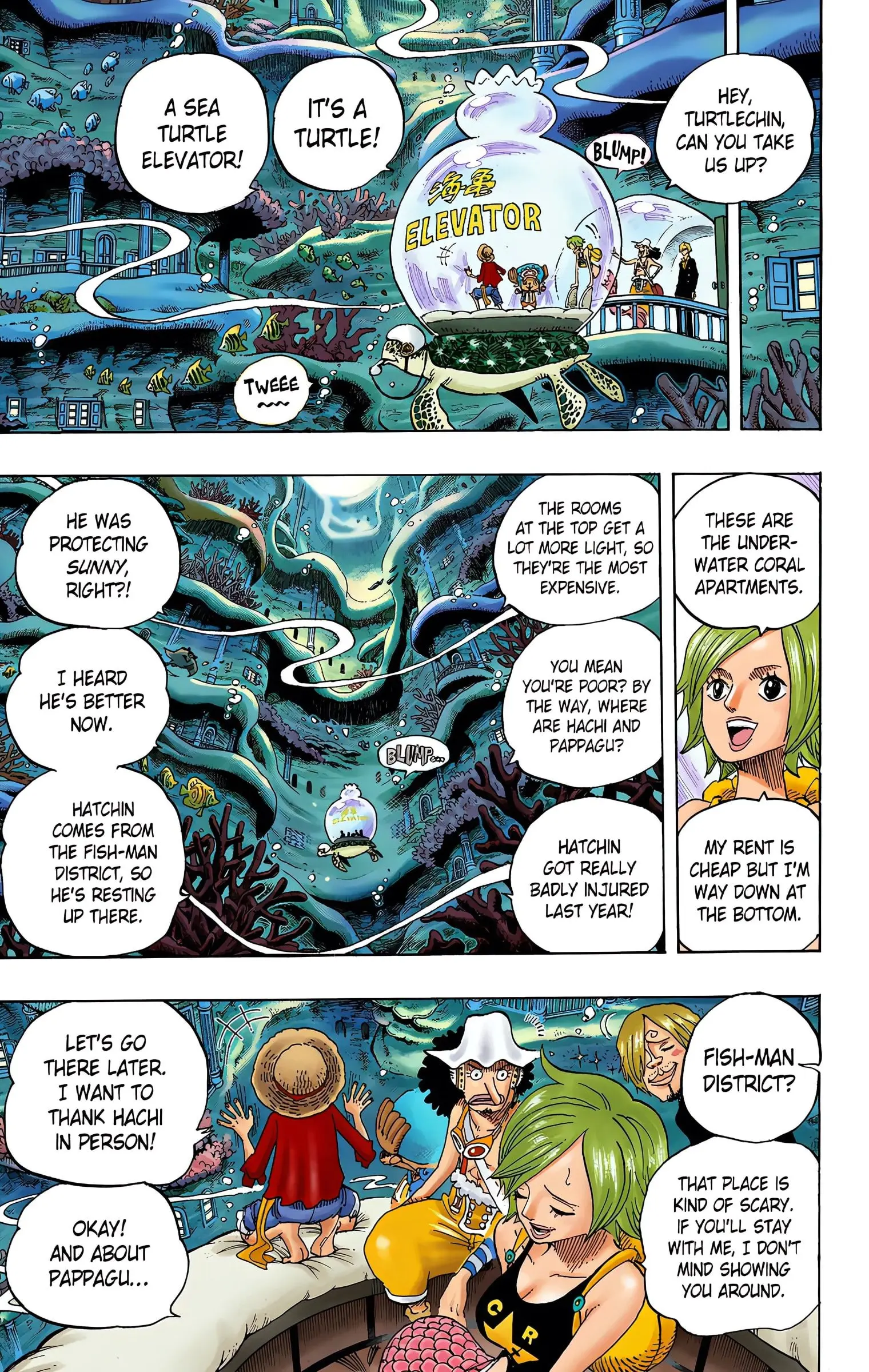One Piece Colored, chapter 608, page 13