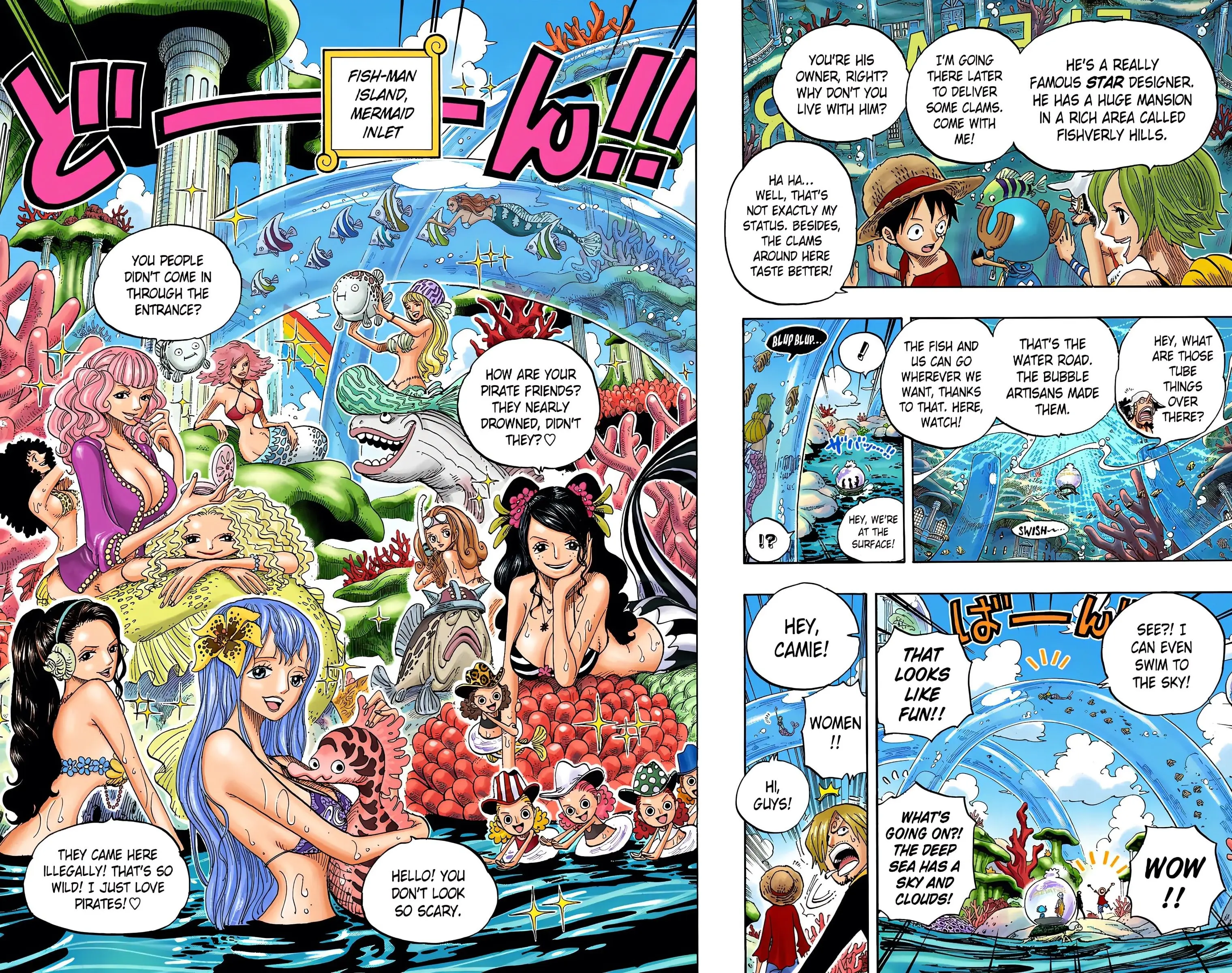 One Piece Colored, chapter 608, page 14