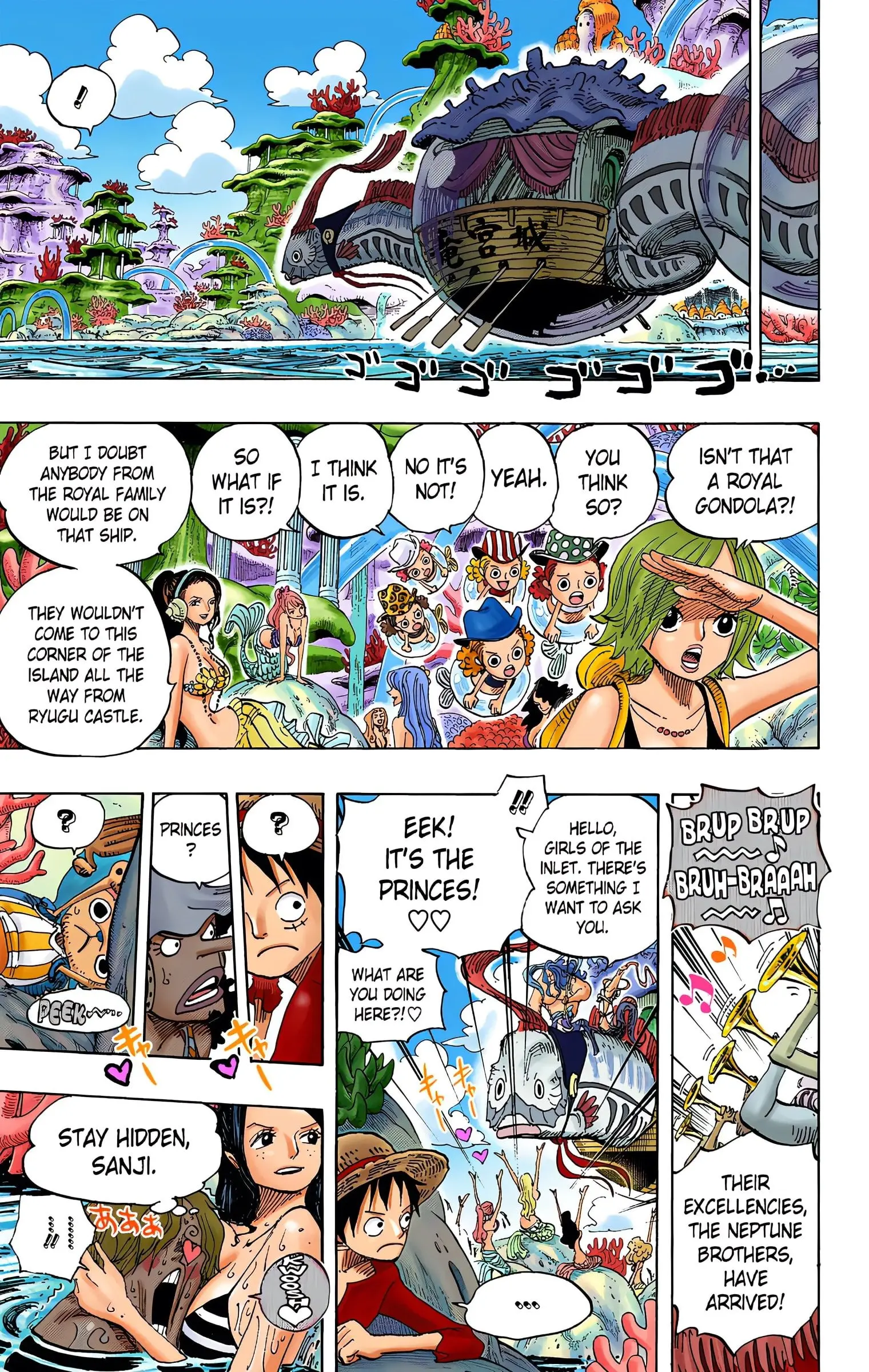 One Piece Colored, chapter 609, page 5