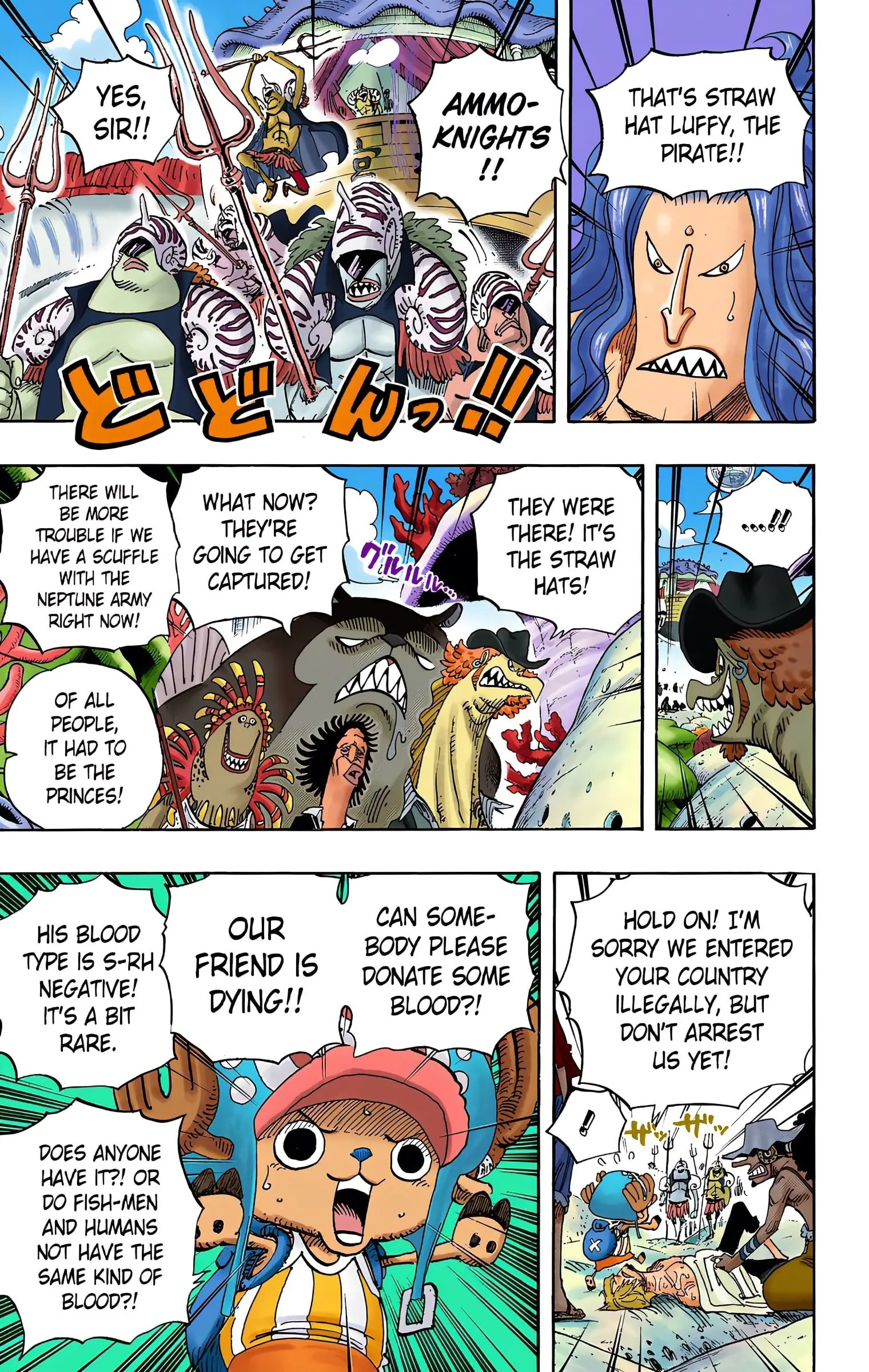 One Piece Colored, chapter 609, page 8