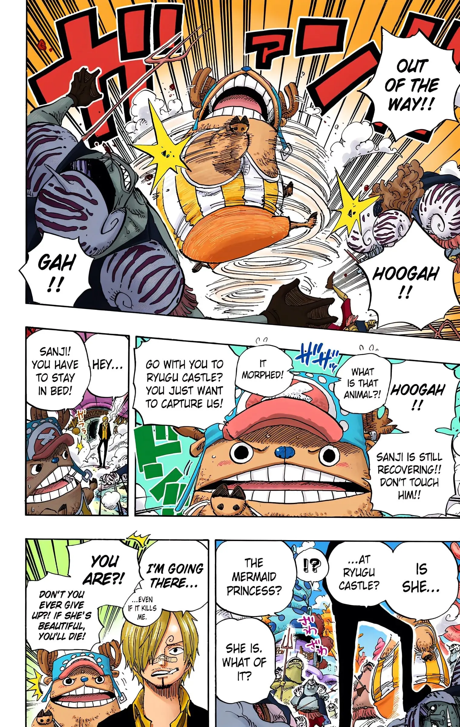 One Piece Colored, chapter 614, page 9