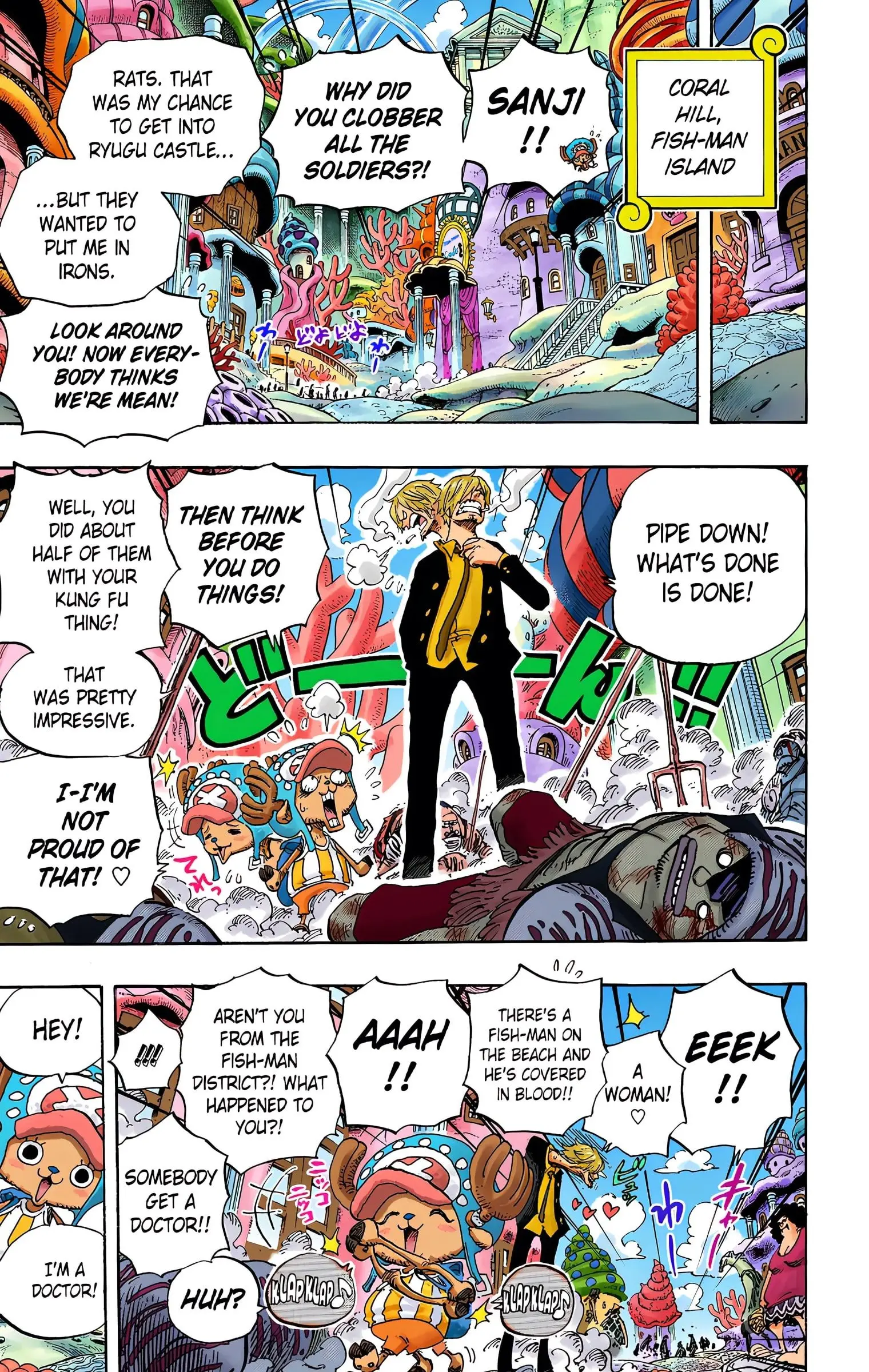 One Piece Colored, chapter 615, page 11