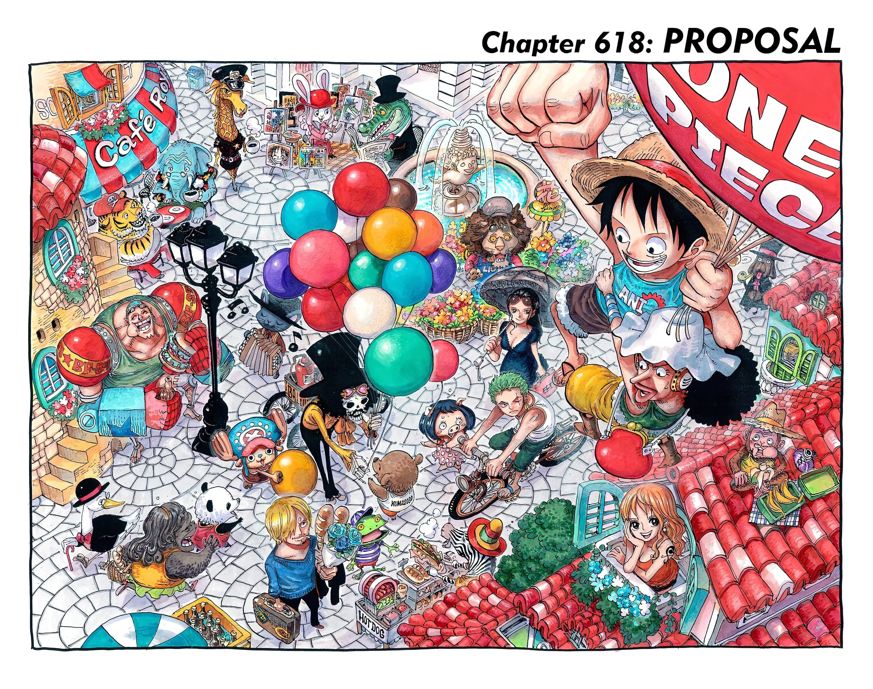 One Piece Colored, chapter 618, page 1