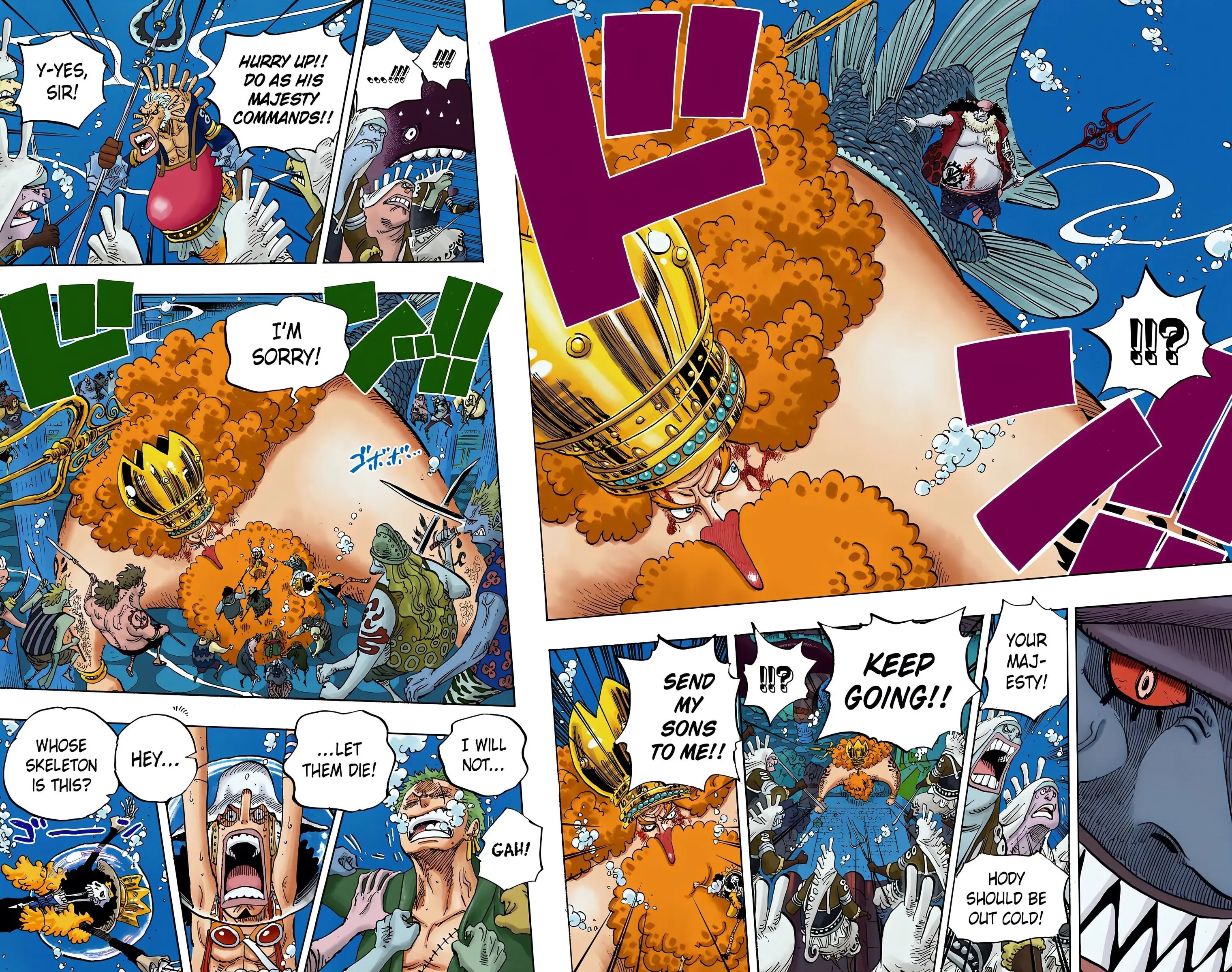 One Piece Colored, chapter 619, page 7