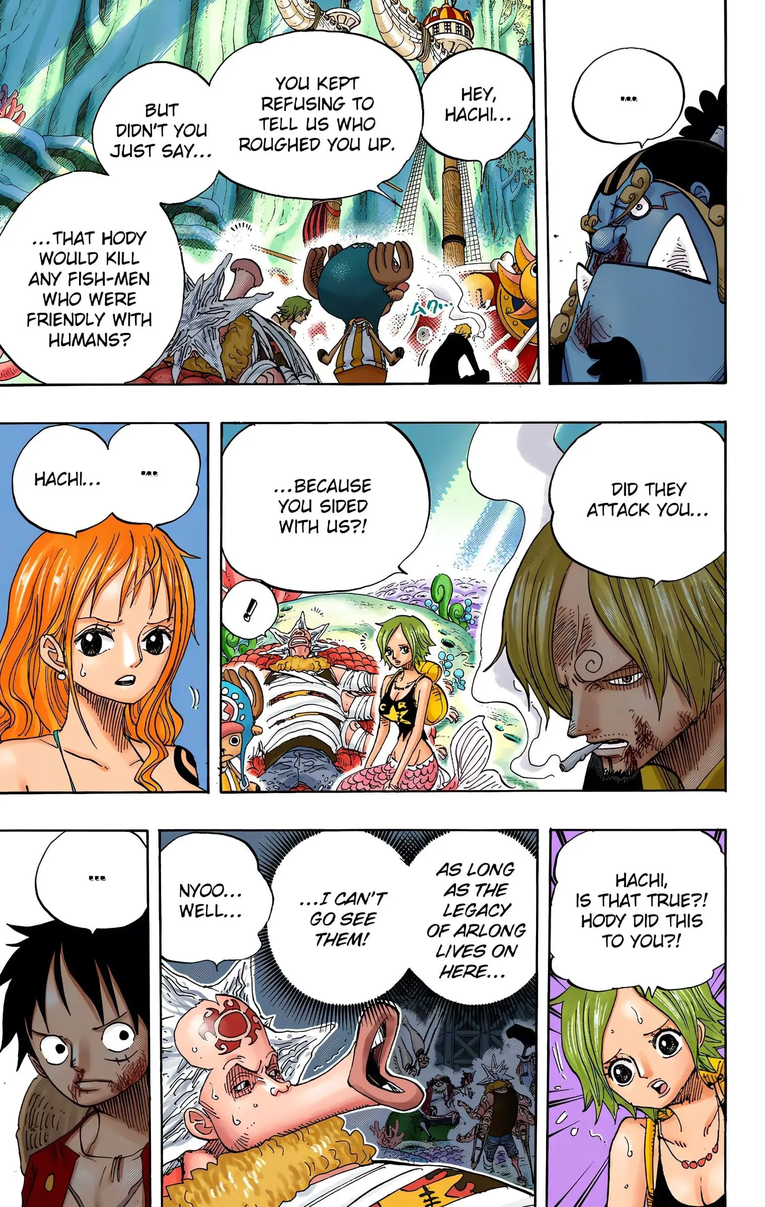 One Piece Colored, chapter 629, page 10
