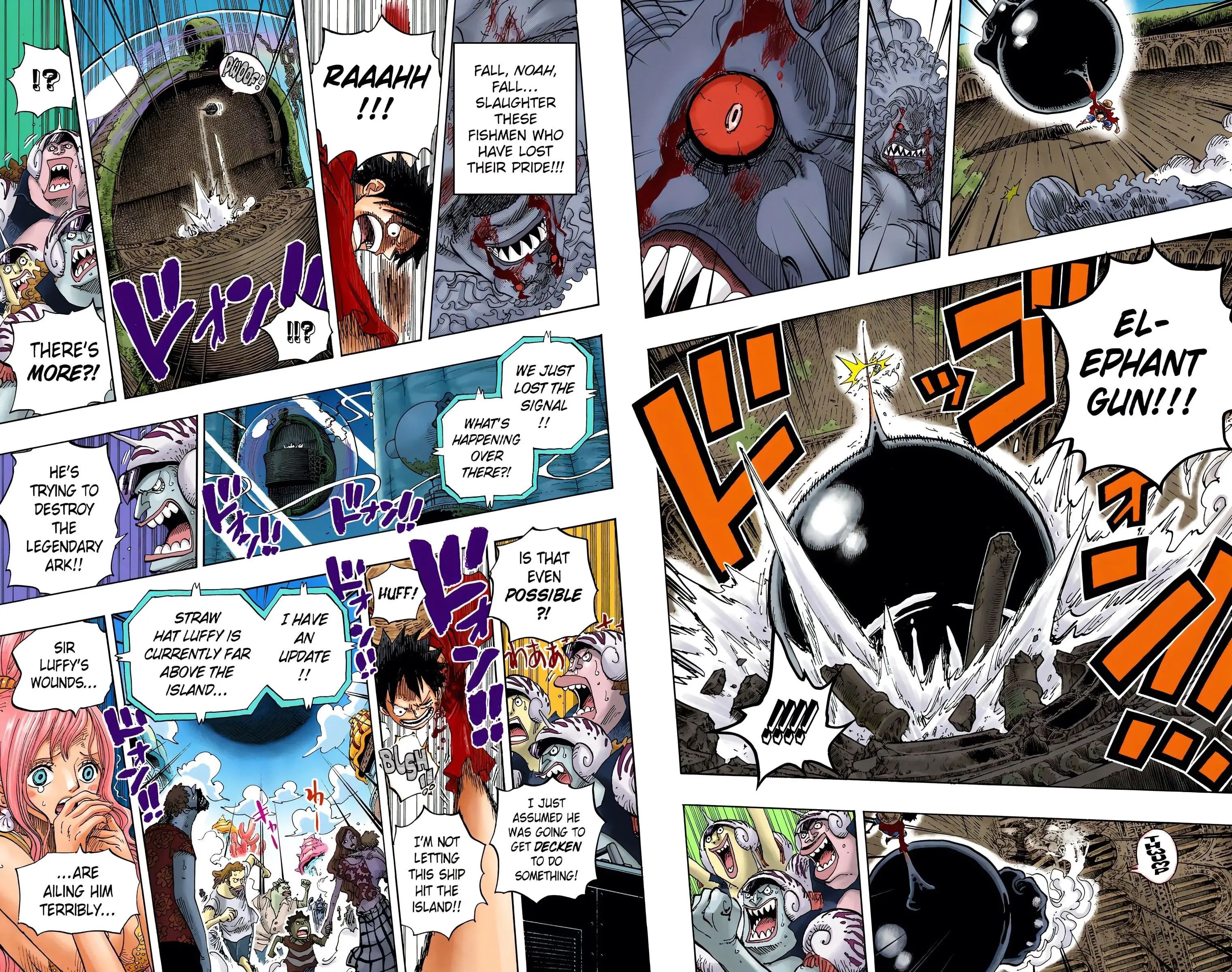 One Piece Colored, chapter 645, page 10