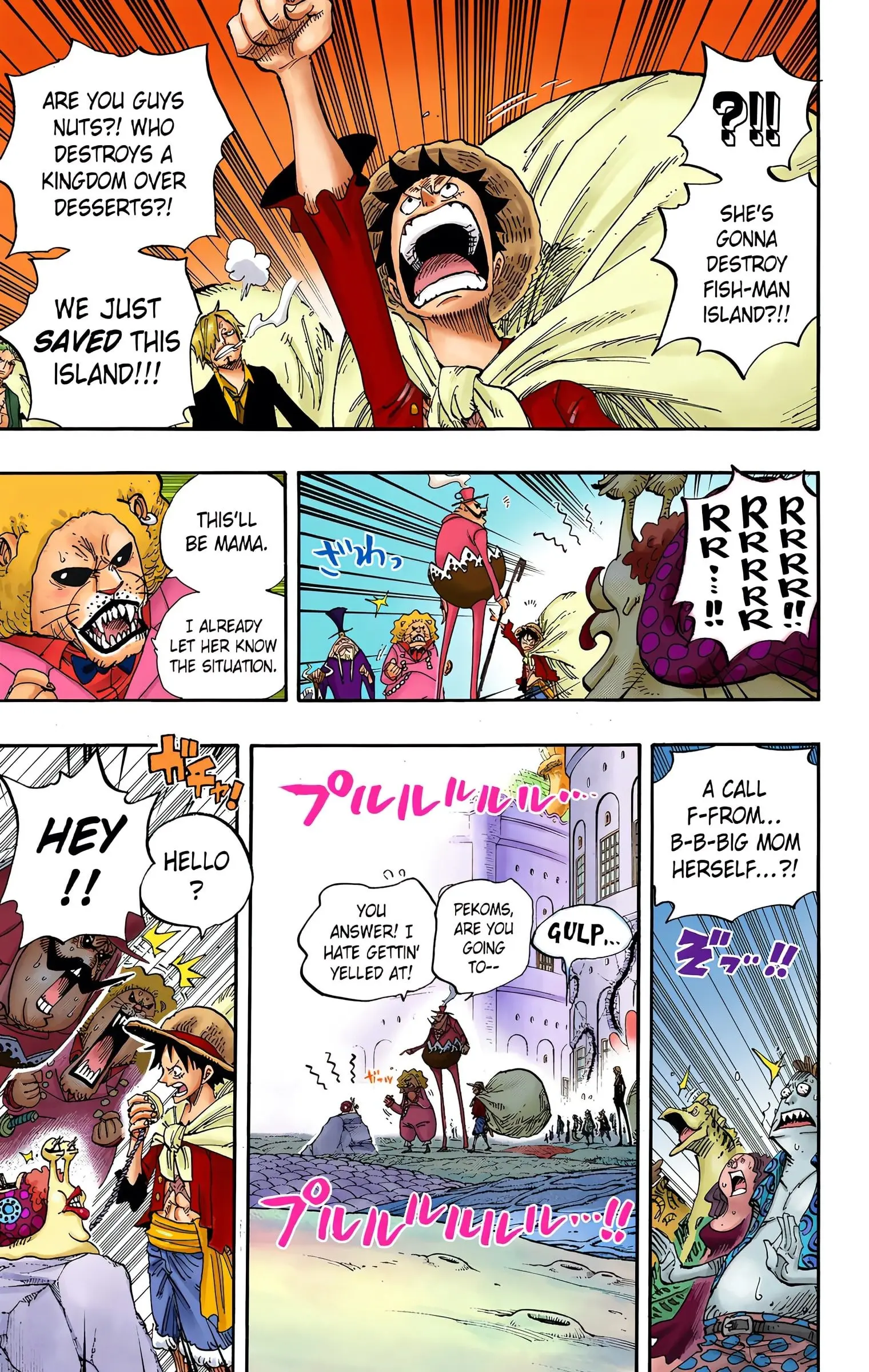 One Piece Colored, chapter 651, page 14