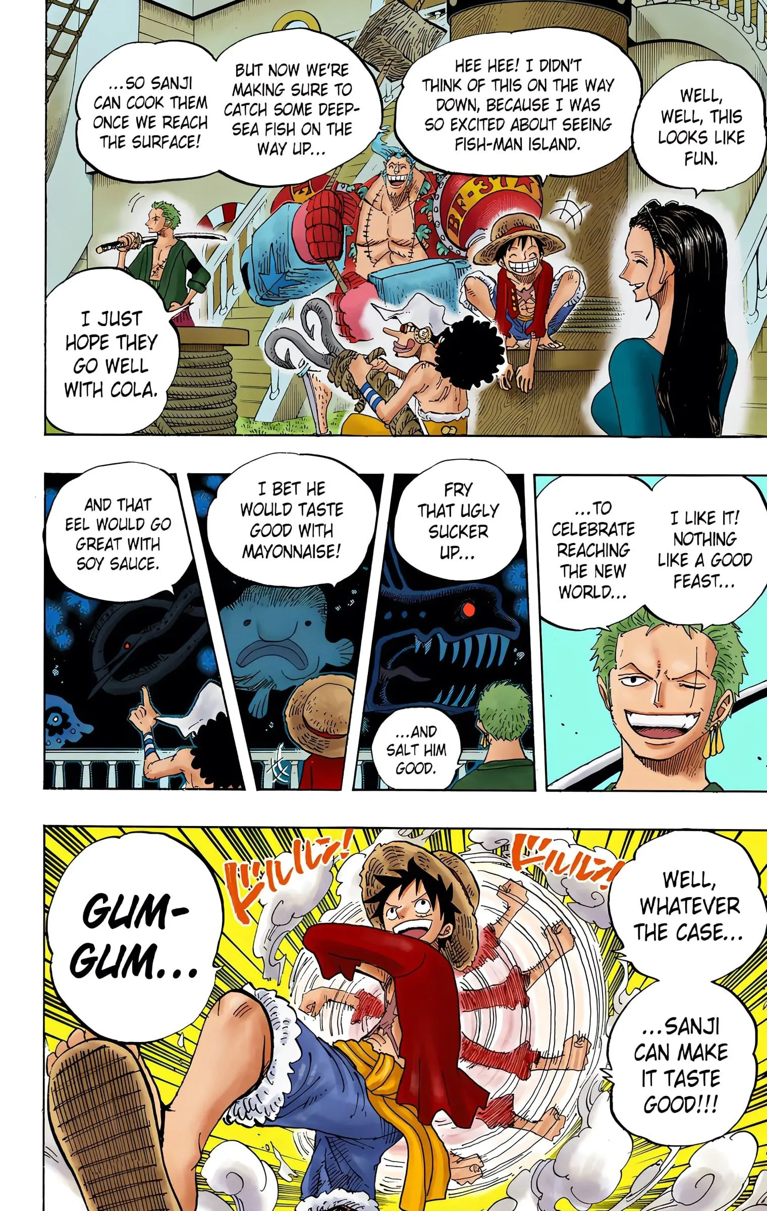 One Piece Colored, chapter 654, page 4