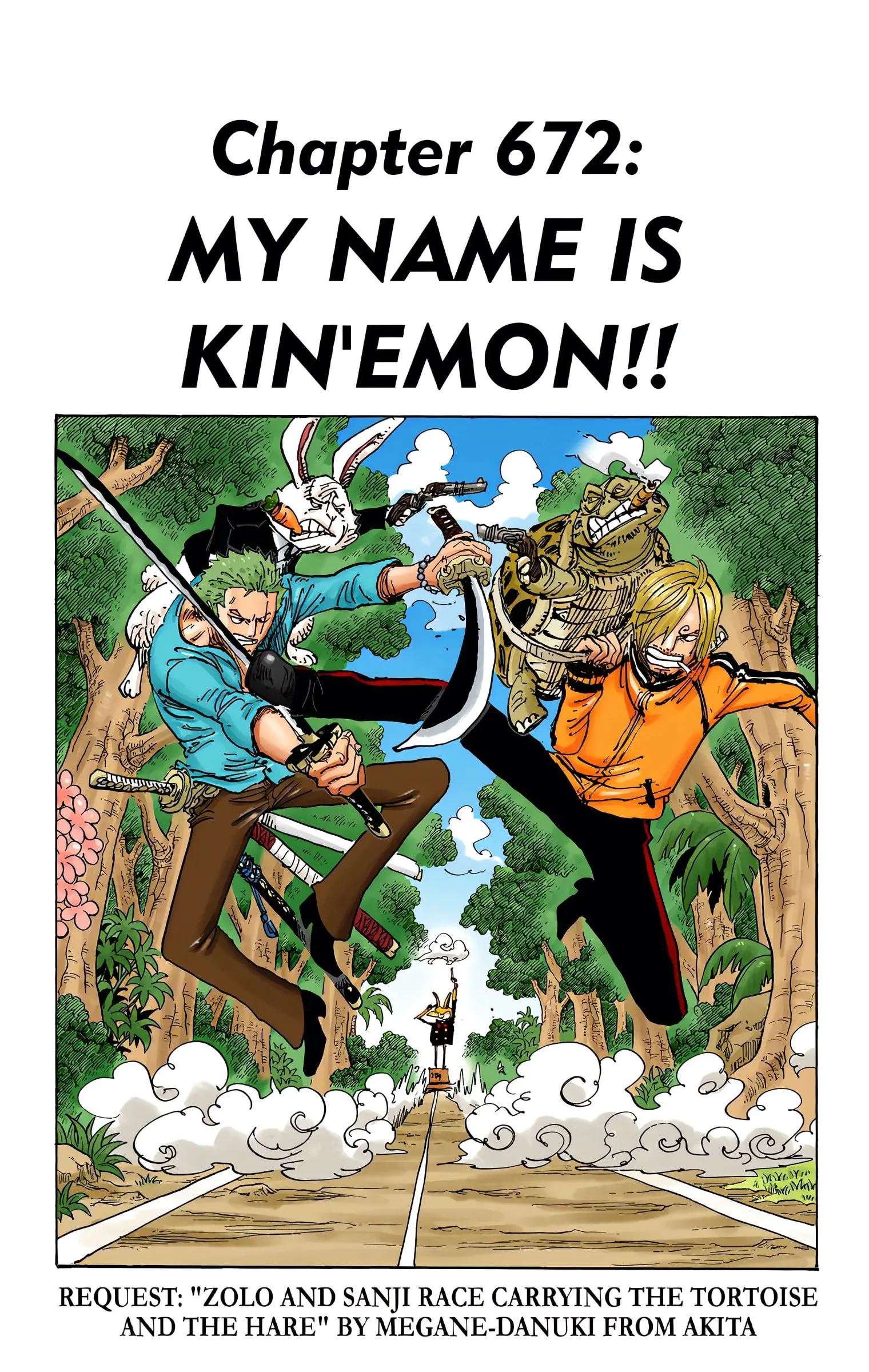 One Piece Colored, chapter 672, page 1