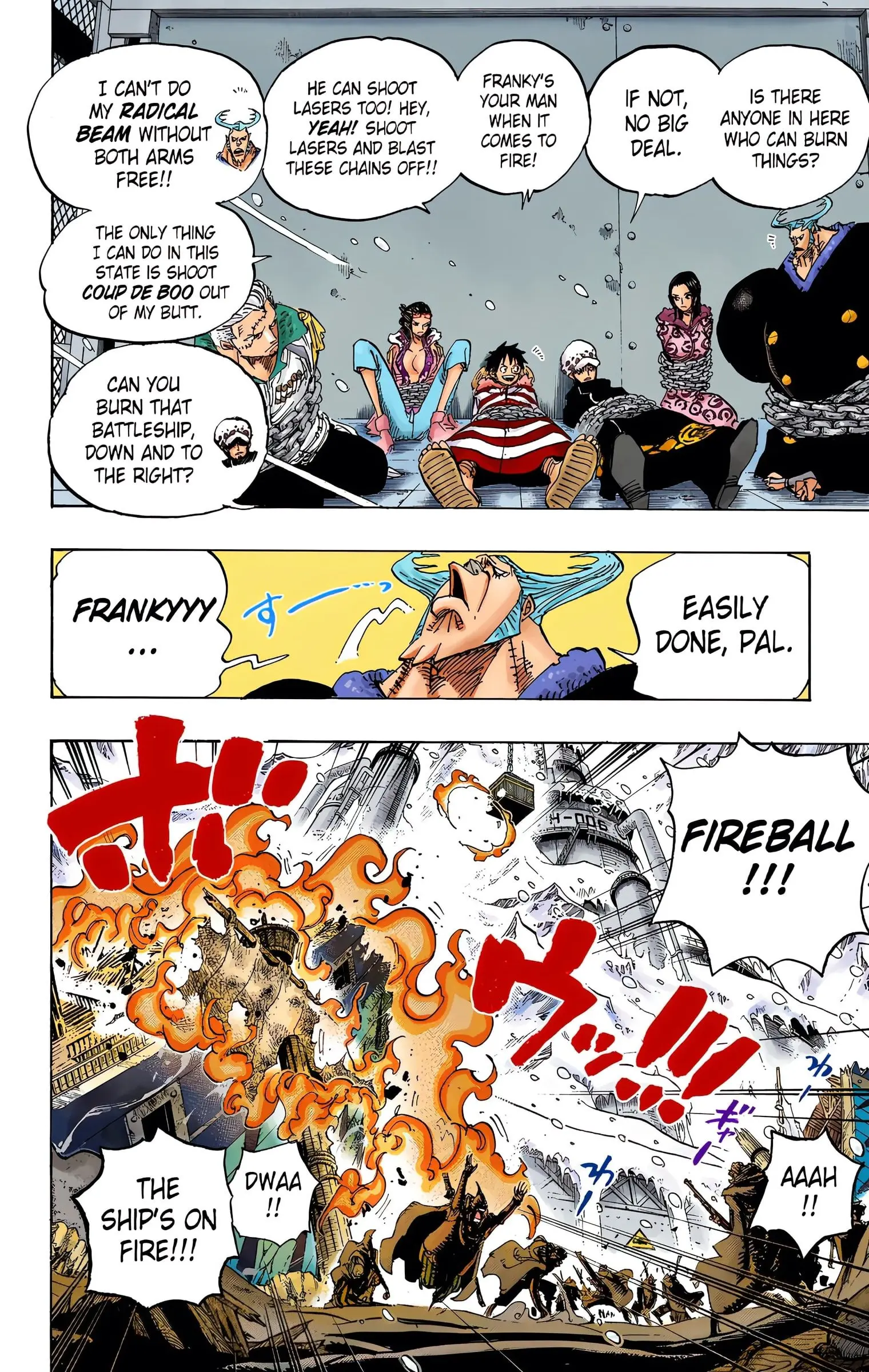 One Piece Colored, chapter 677, page 7