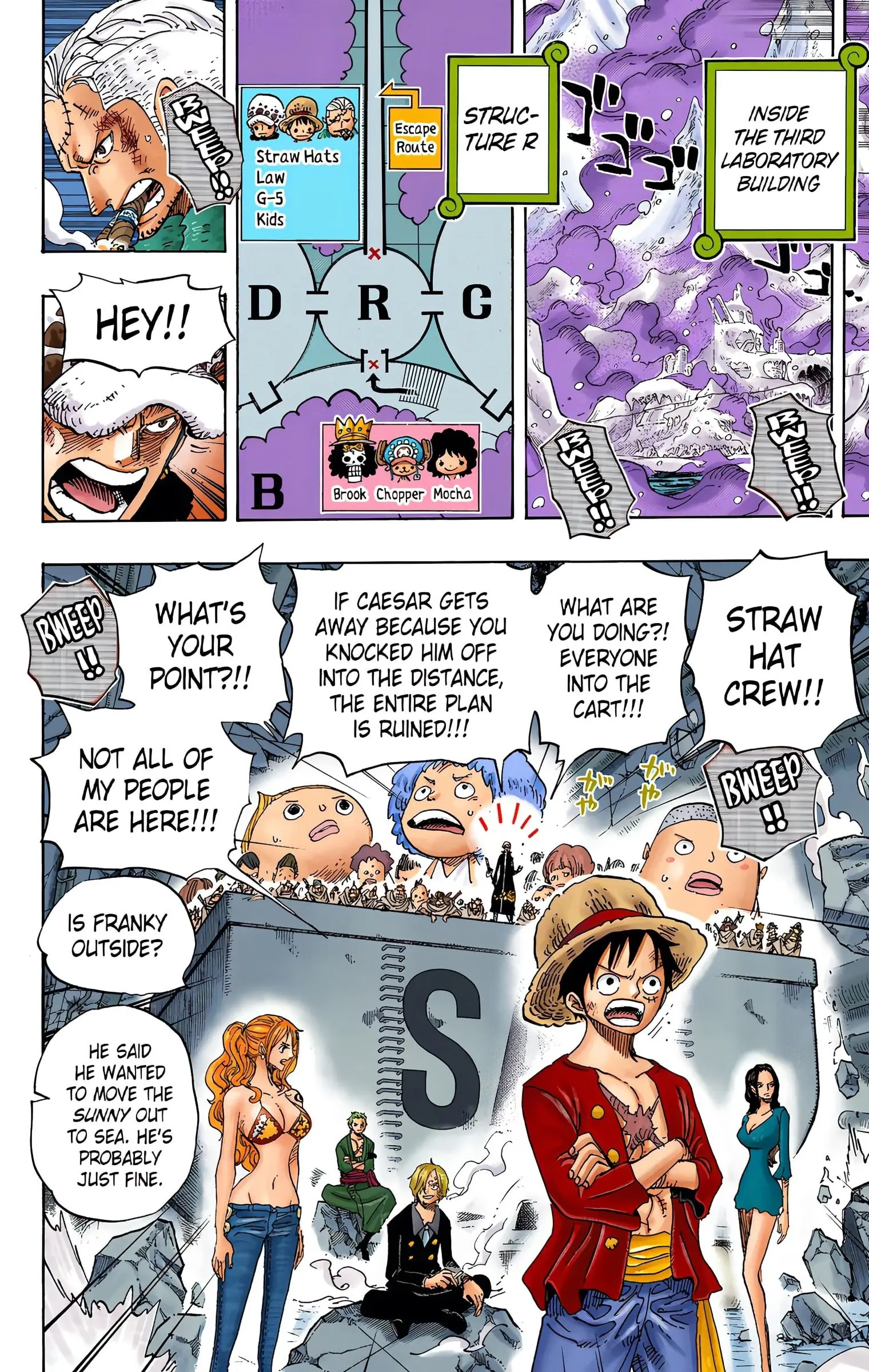 One Piece Colored, chapter 693, page 12