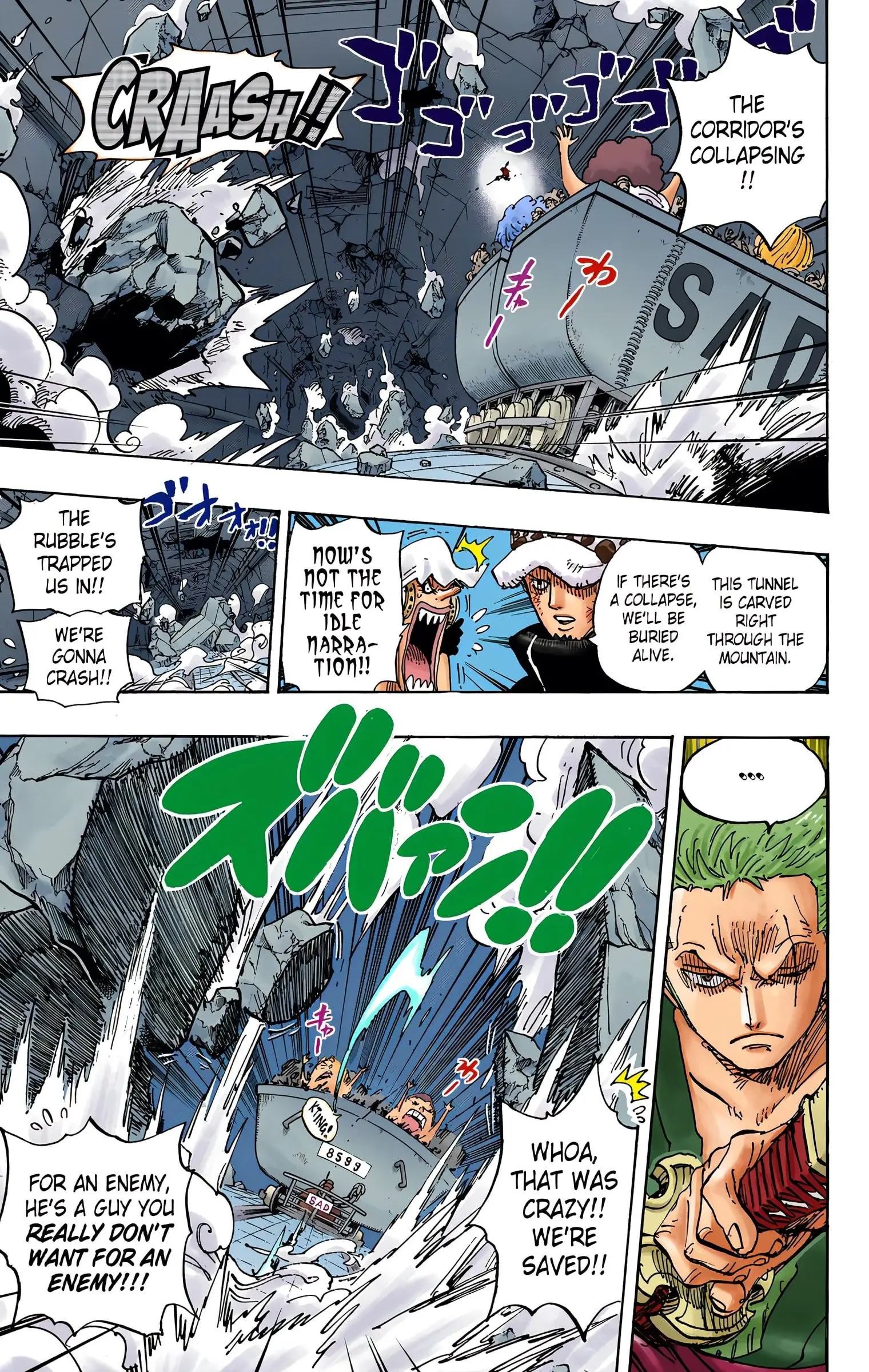 One Piece Colored, chapter 694, page 9