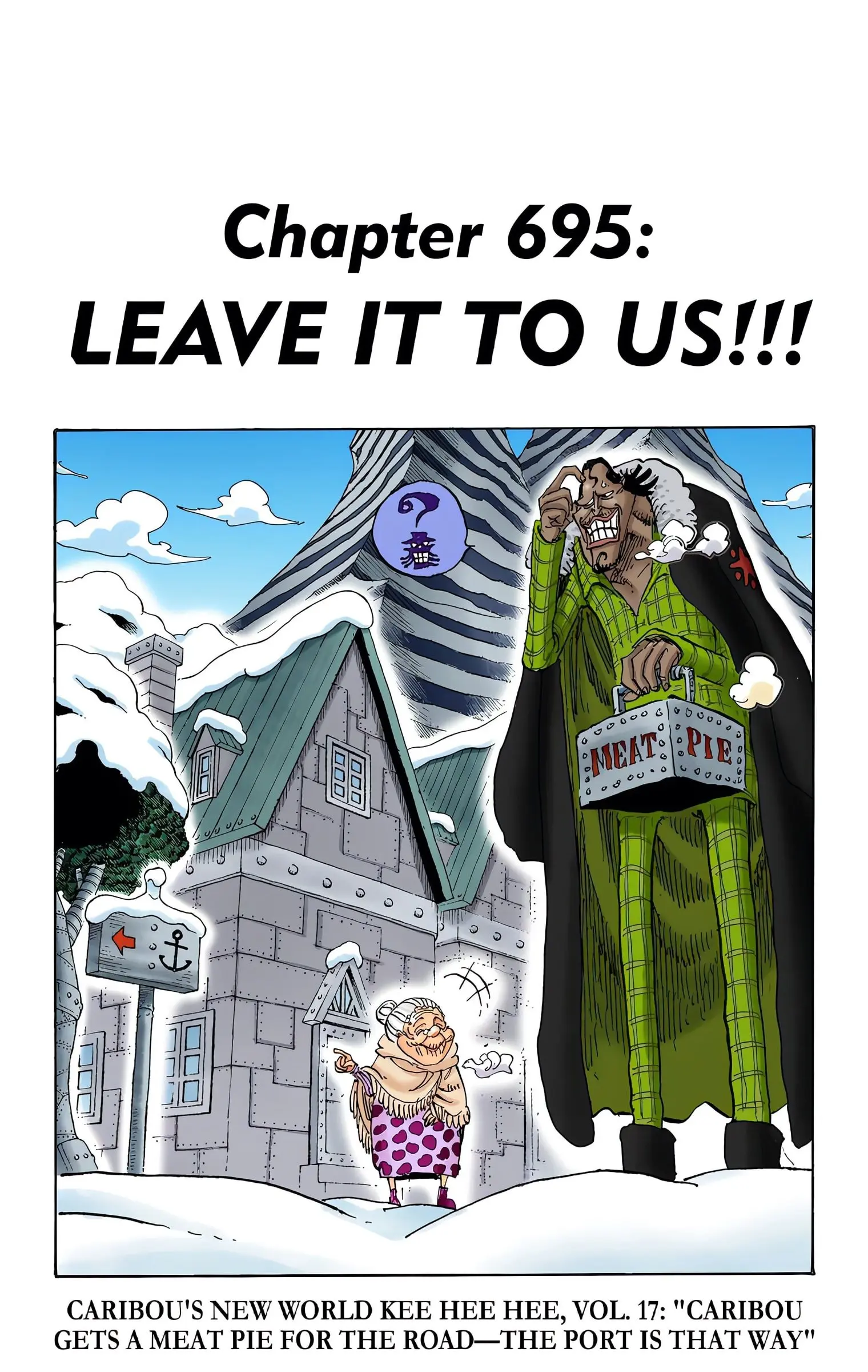 One Piece Colored, chapter 695, page 1