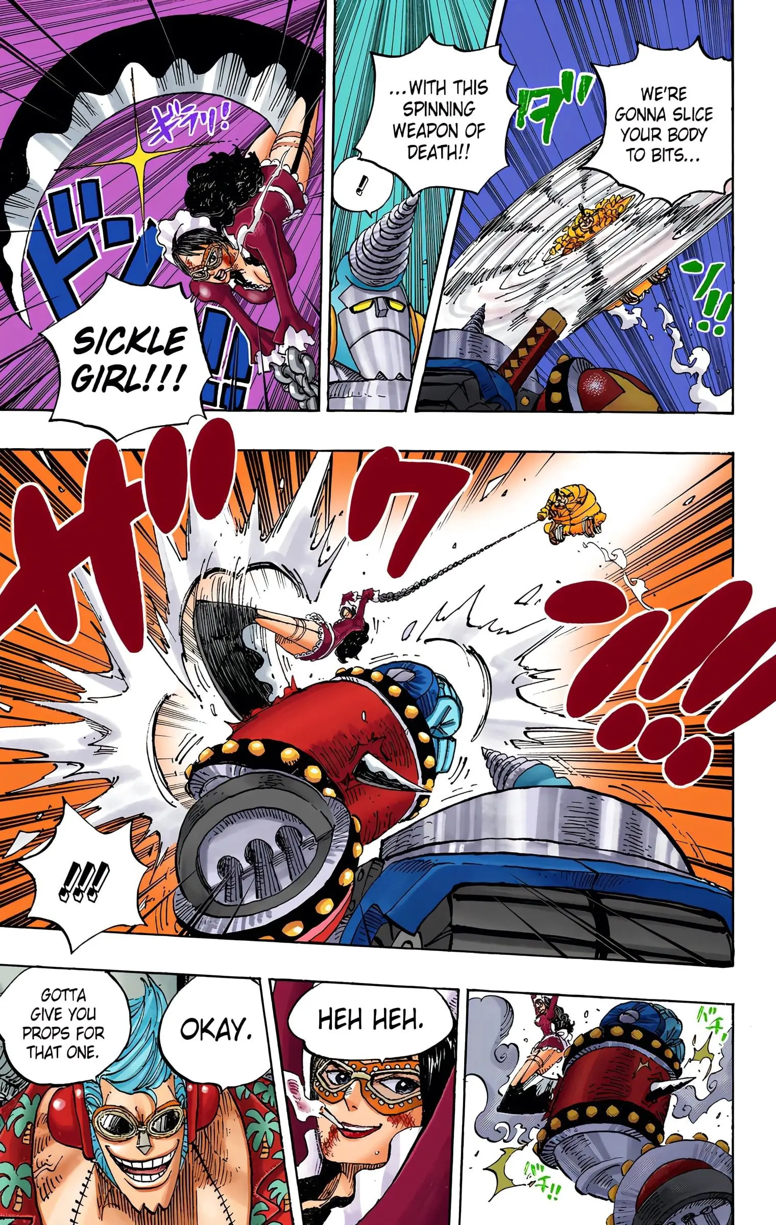 One Piece Colored, chapter 695, page 3