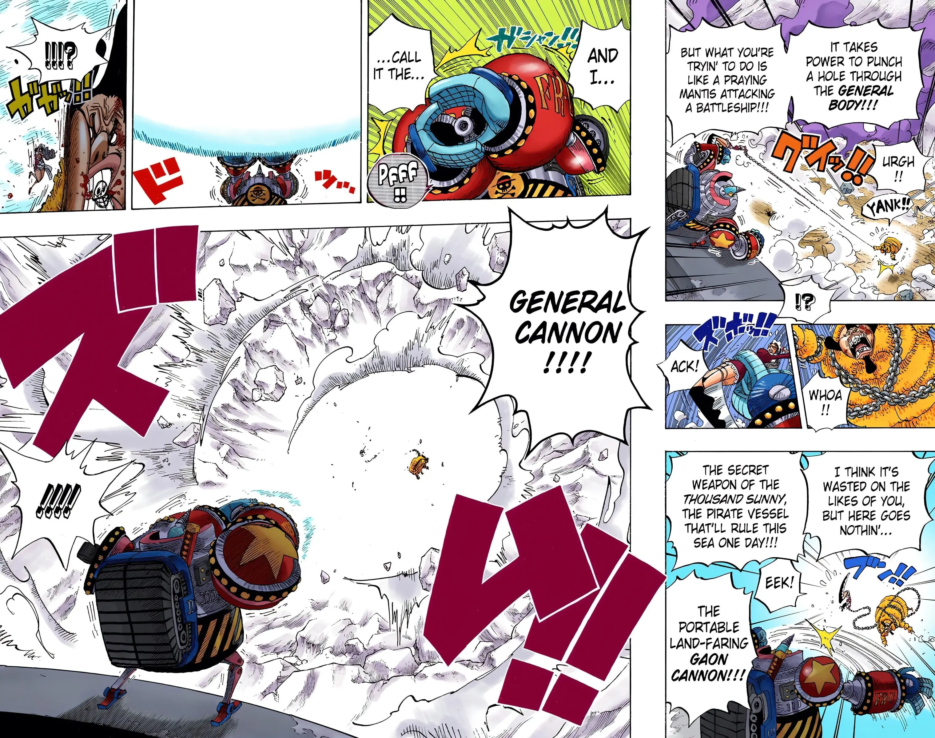 One Piece Colored, chapter 695, page 4