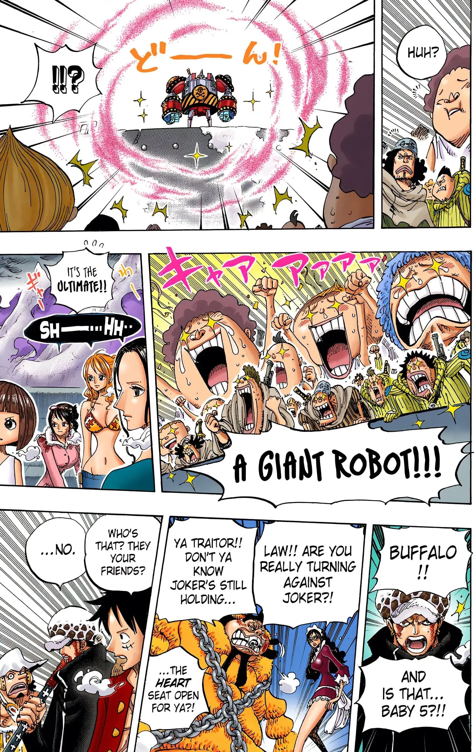 One Piece Colored, chapter 695, page 8