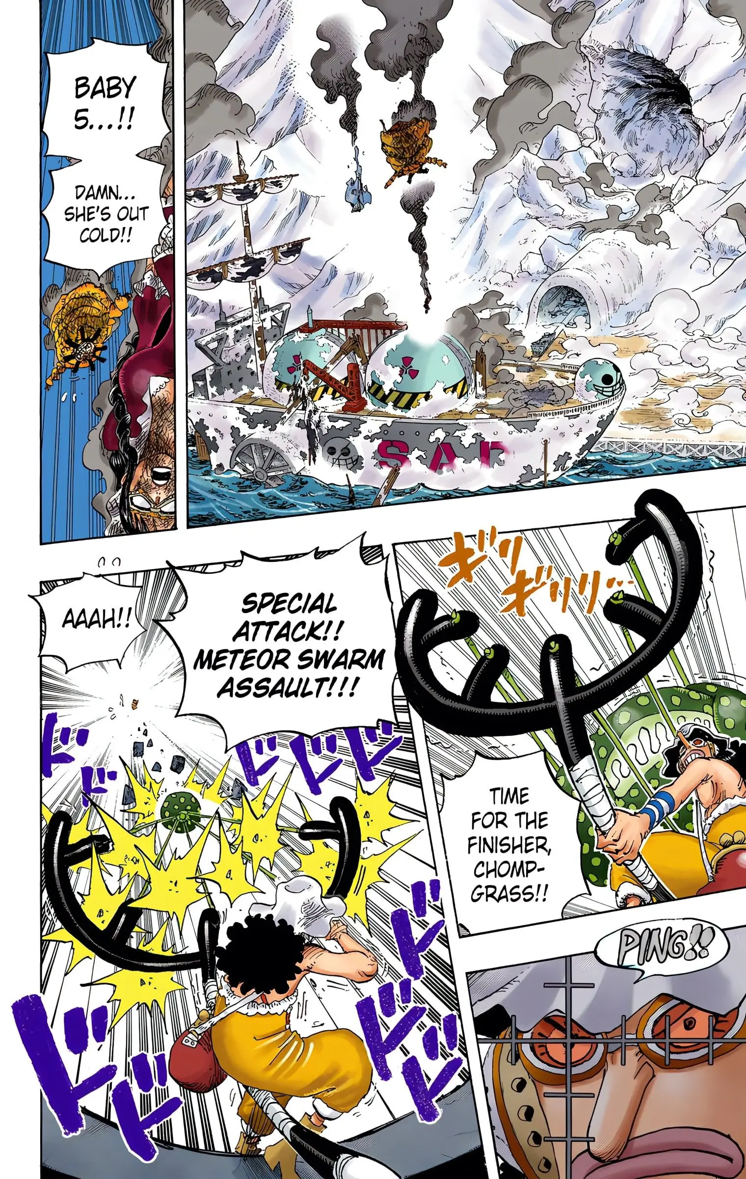 One Piece Colored, chapter 695, page 14