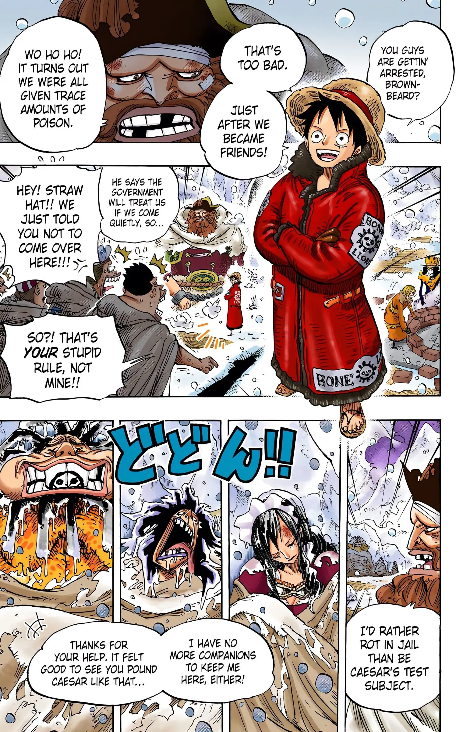 One Piece Colored, chapter 696, page 3