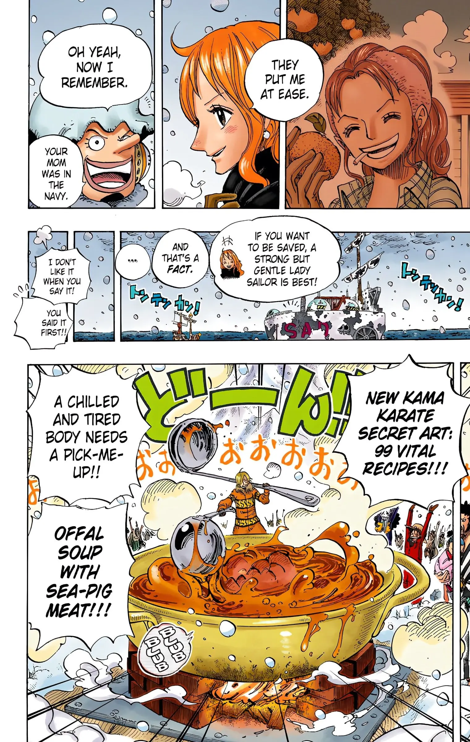 One Piece Colored, chapter 696, page 12