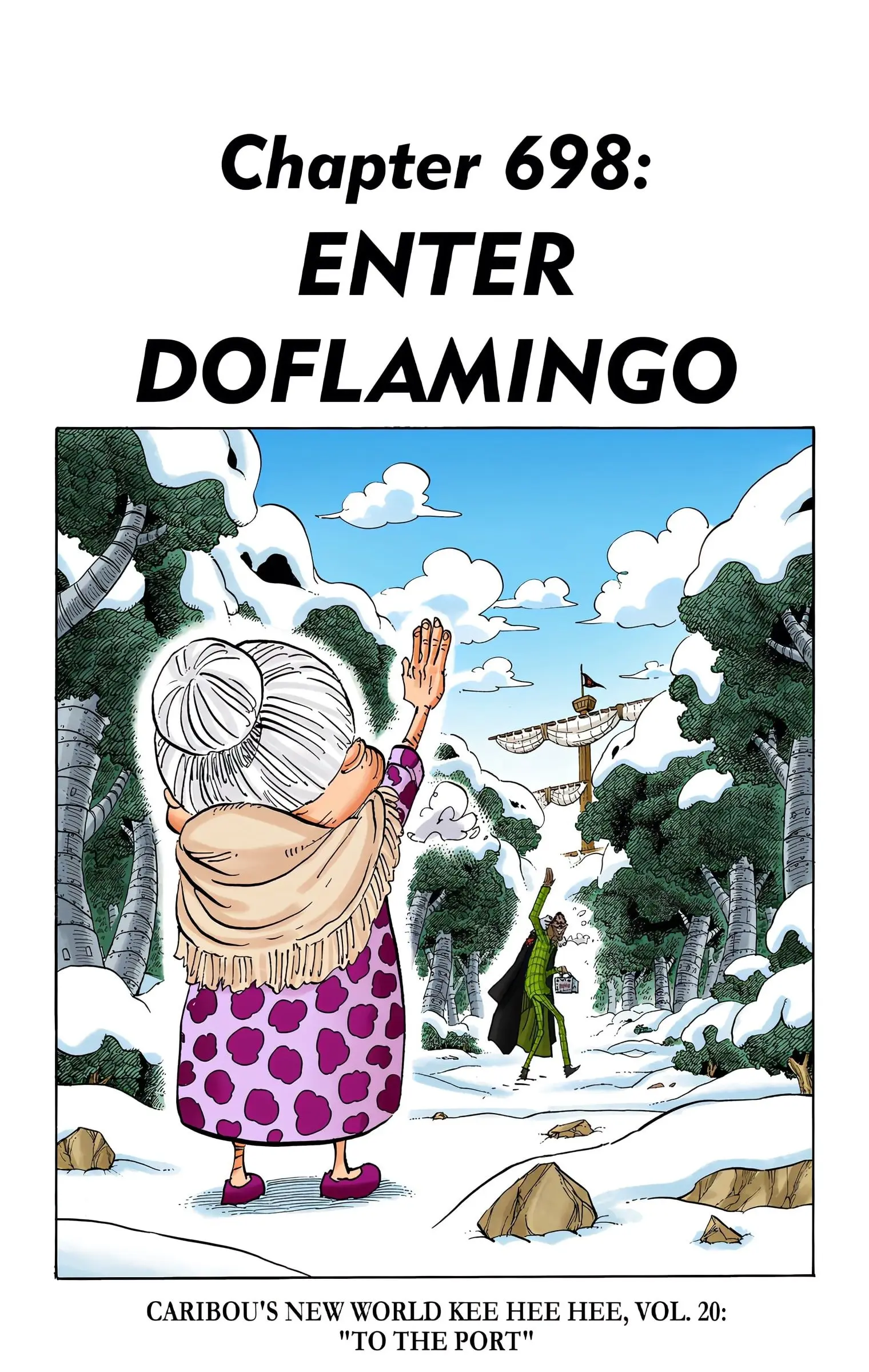 One Piece Colored, chapter 698, page 1