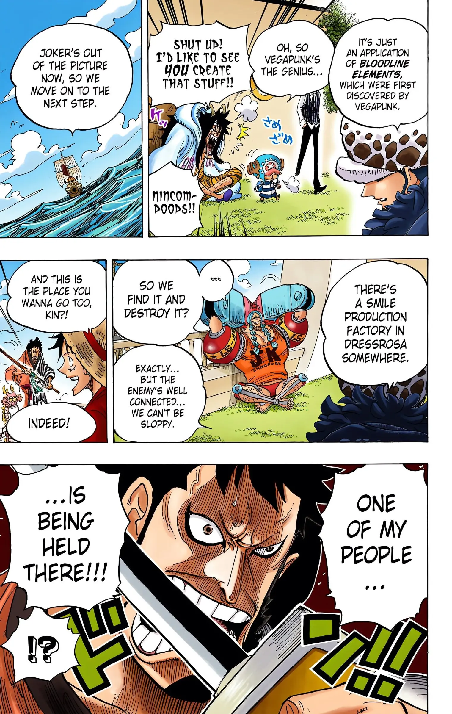One Piece Colored, chapter 698, page 17