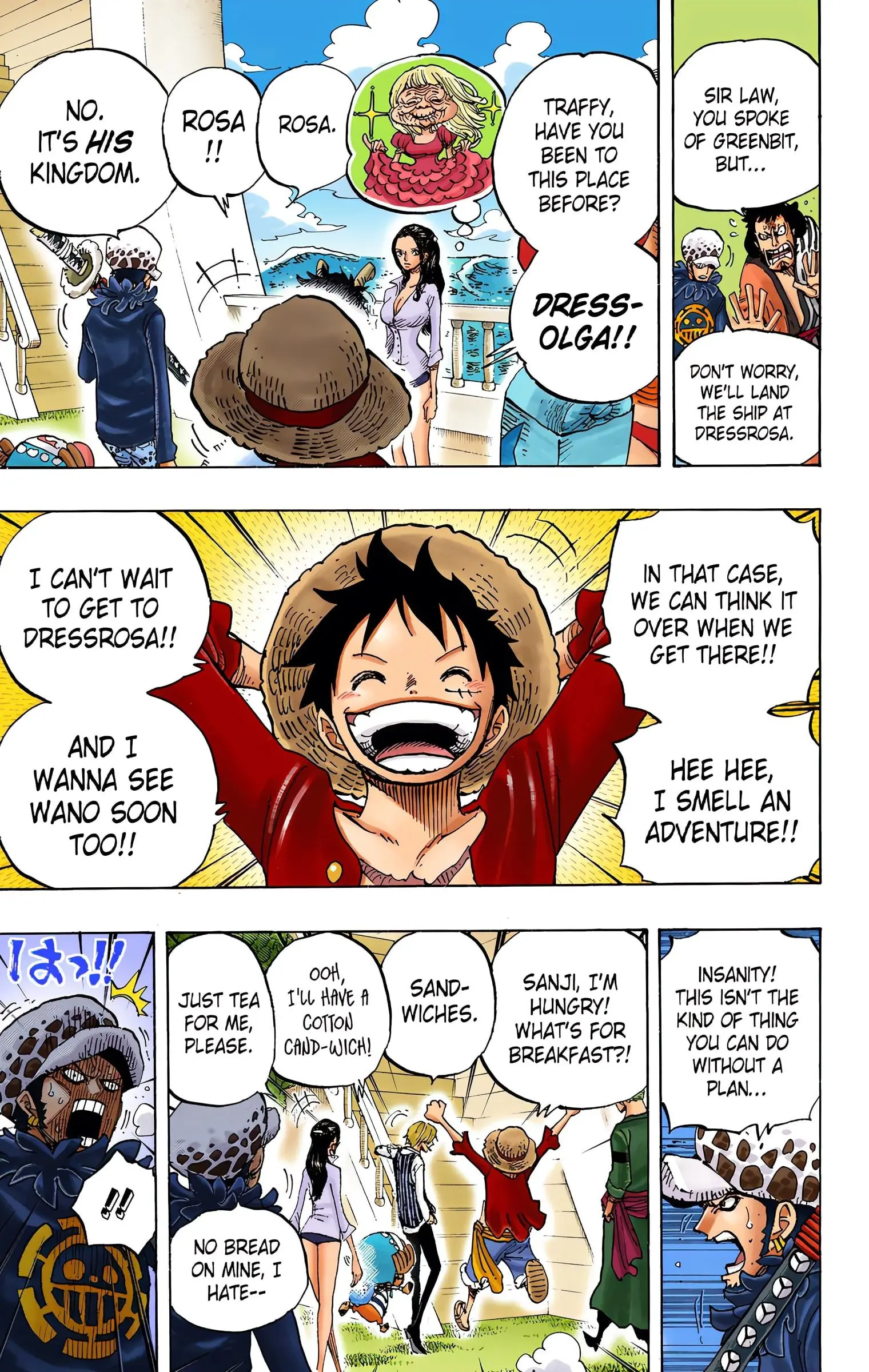One Piece Colored, chapter 700, page 9