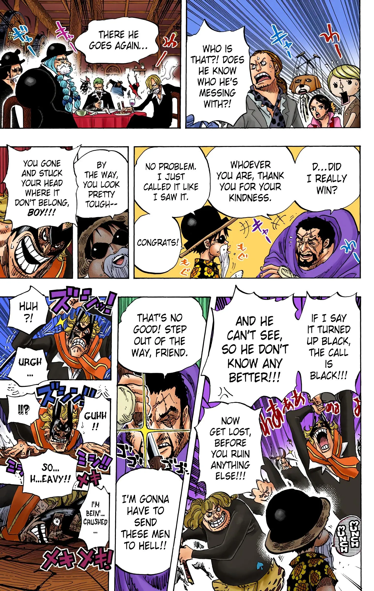 One Piece Colored, chapter 701, page 22