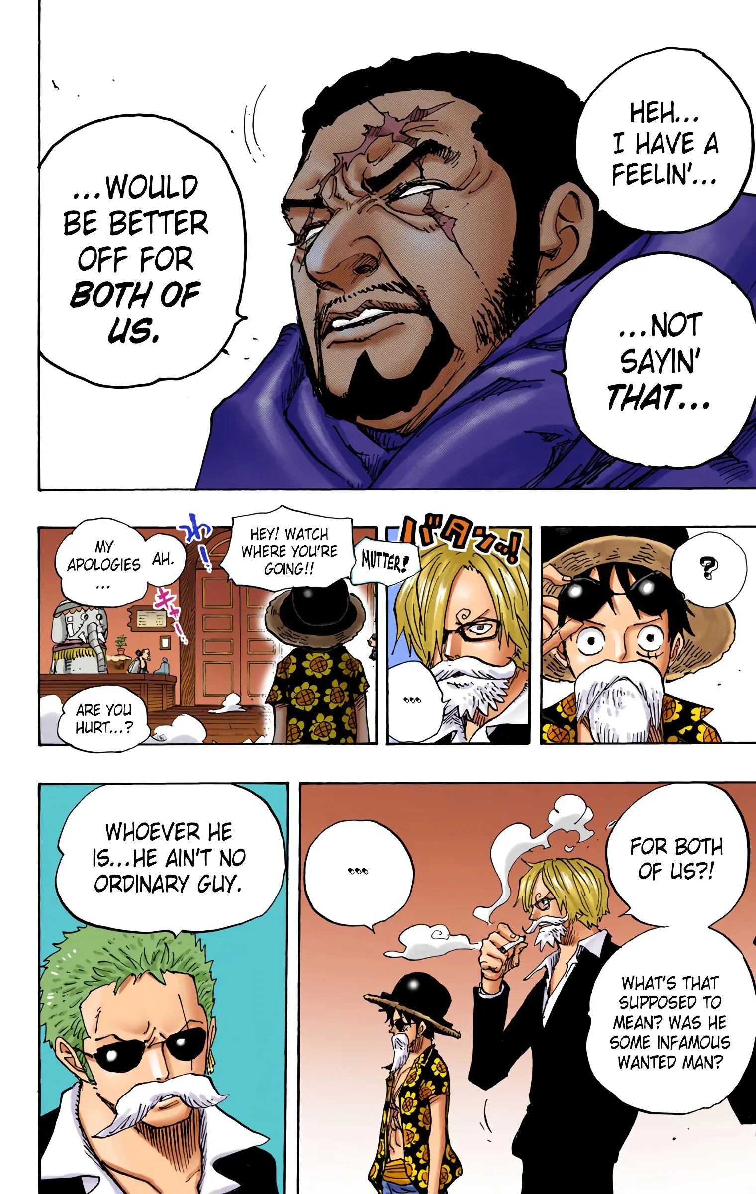 One Piece Colored, chapter 702, page 4