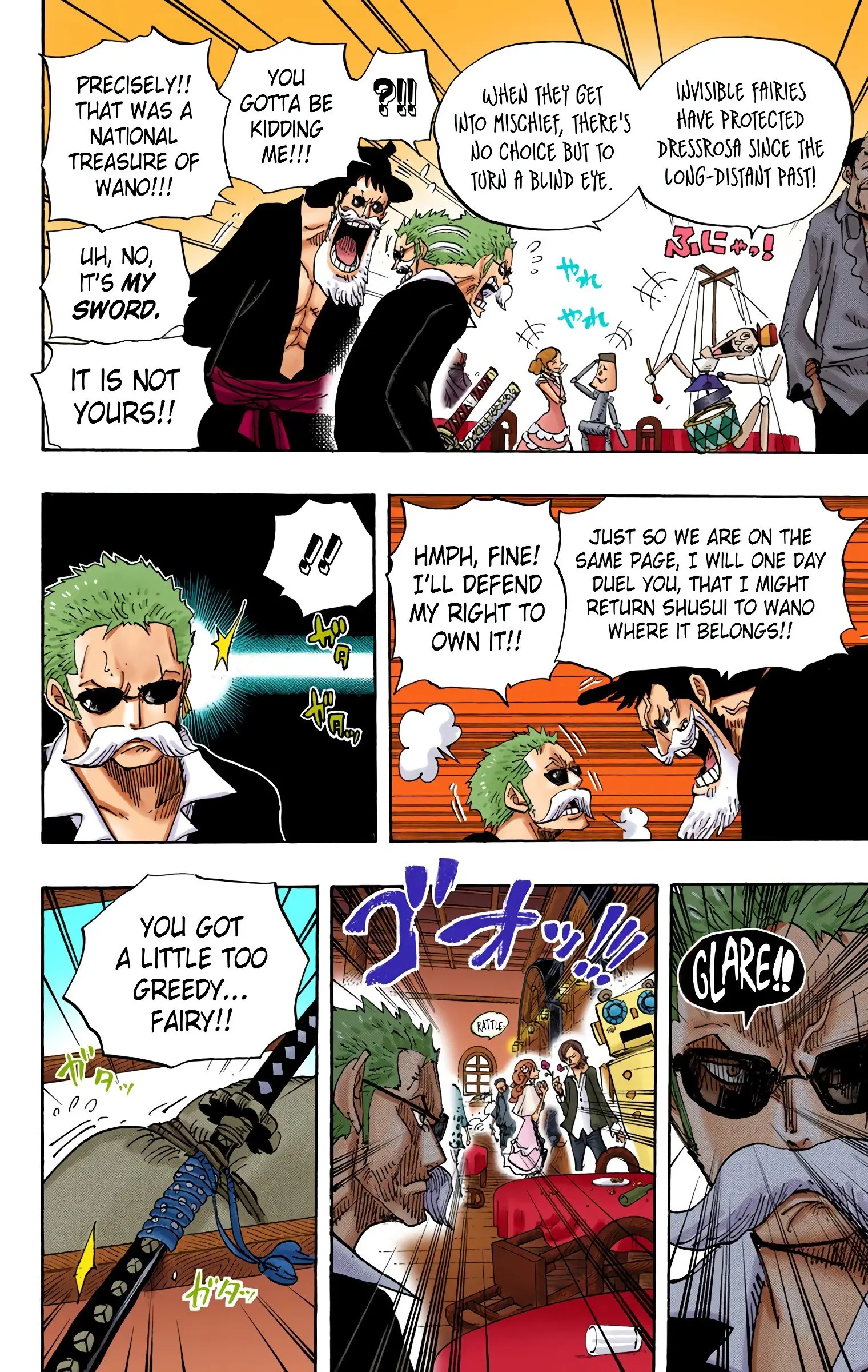 One Piece Colored, chapter 702, page 6