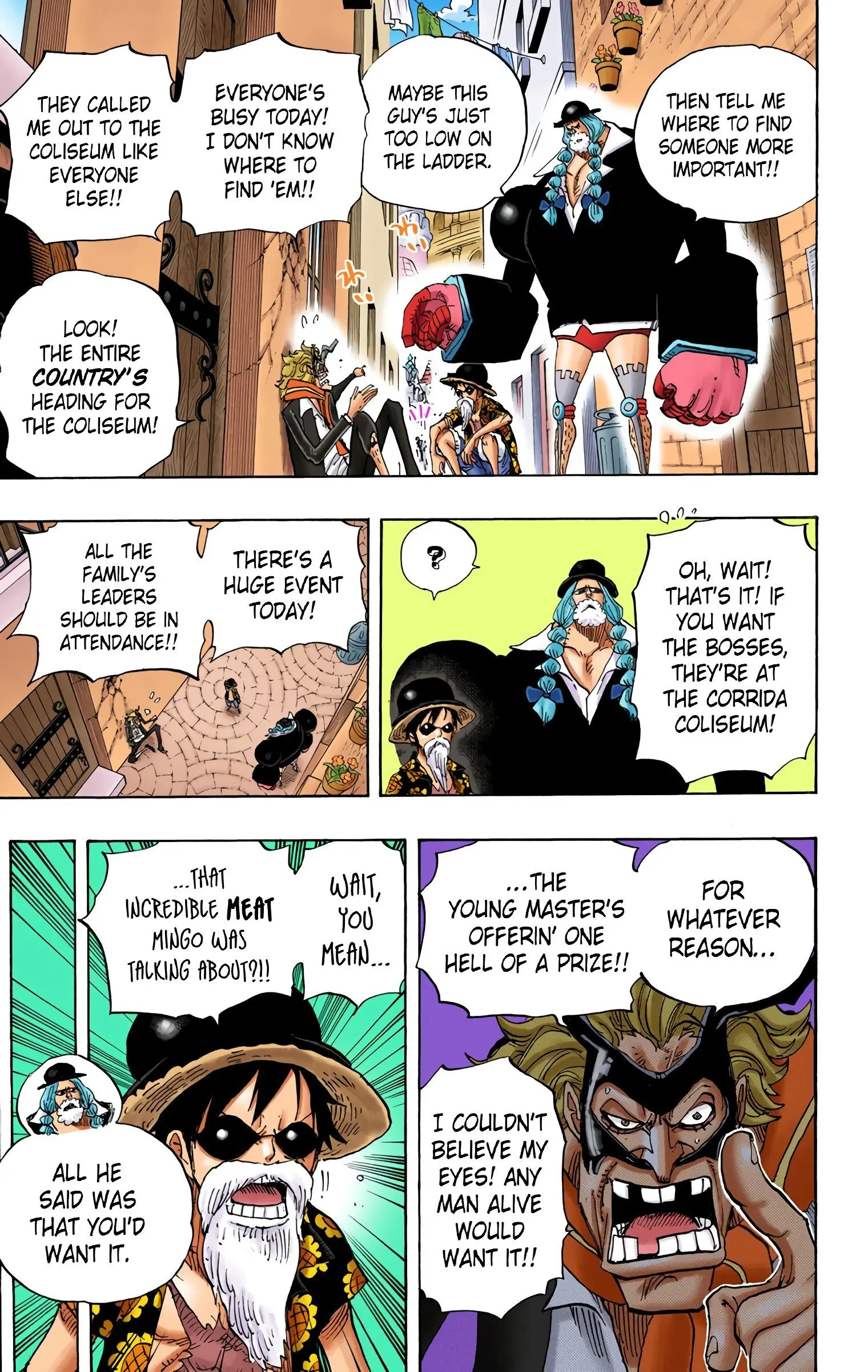 One Piece Colored, chapter 702, page 9
