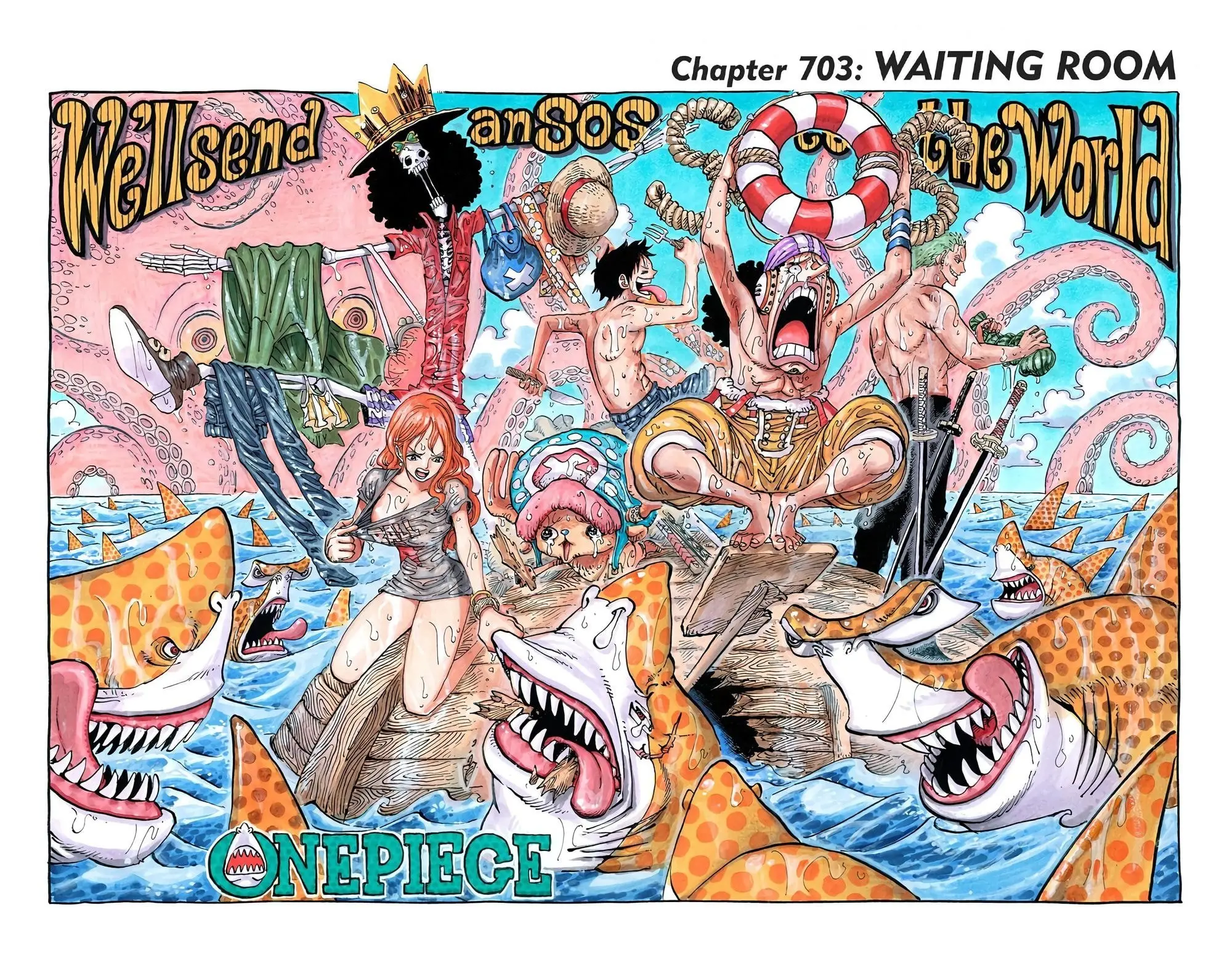 One Piece Colored, chapter 703, page 1