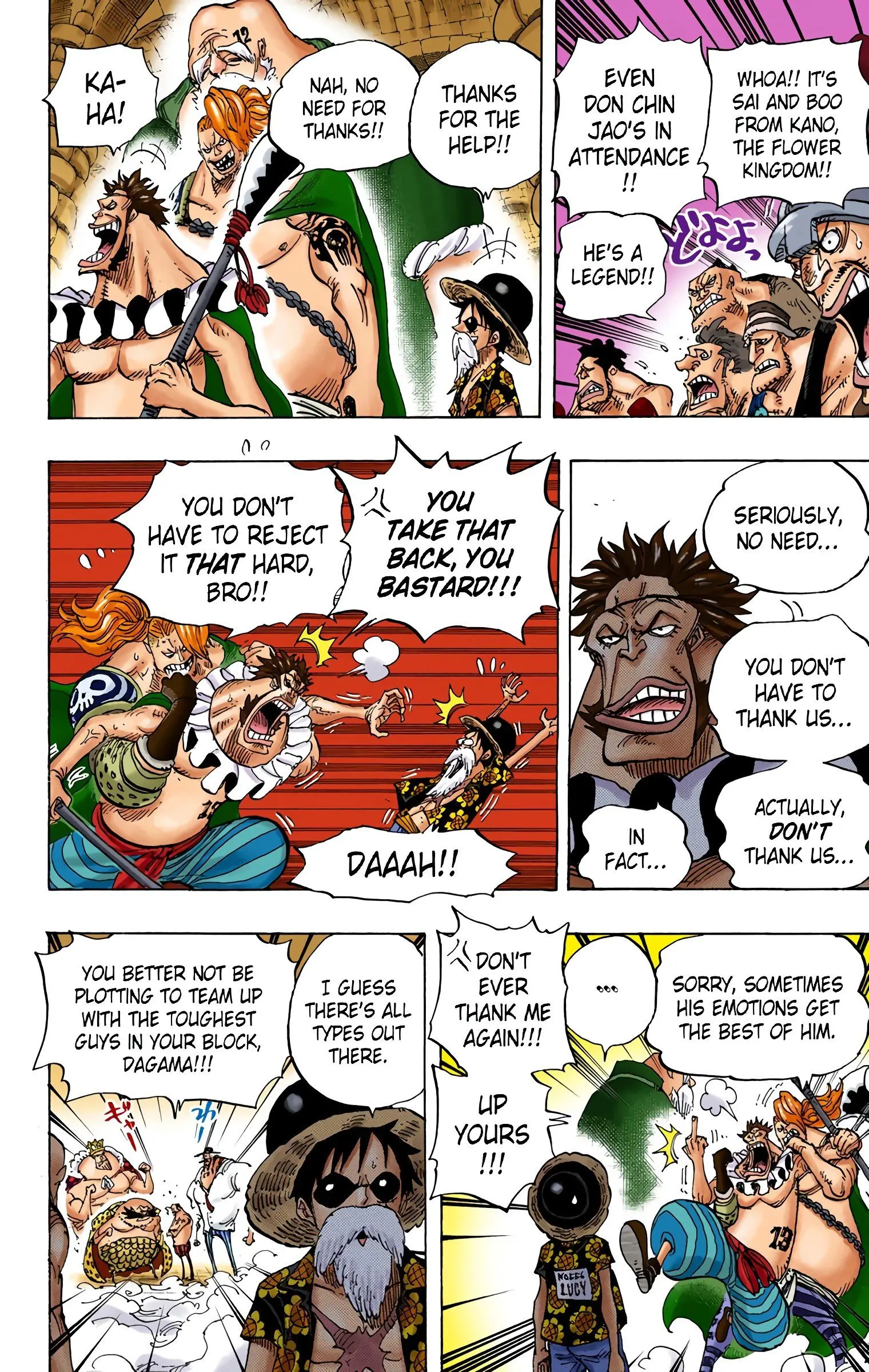 One Piece Colored, chapter 704, page 4