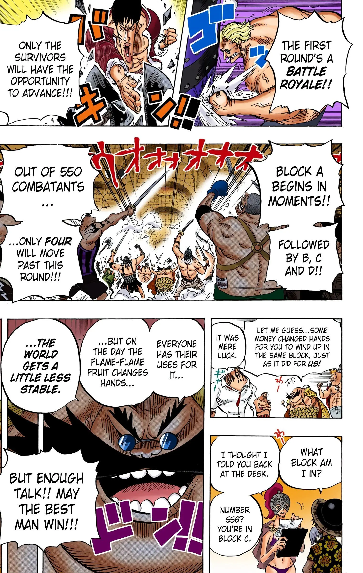 One Piece Colored, chapter 704, page 7