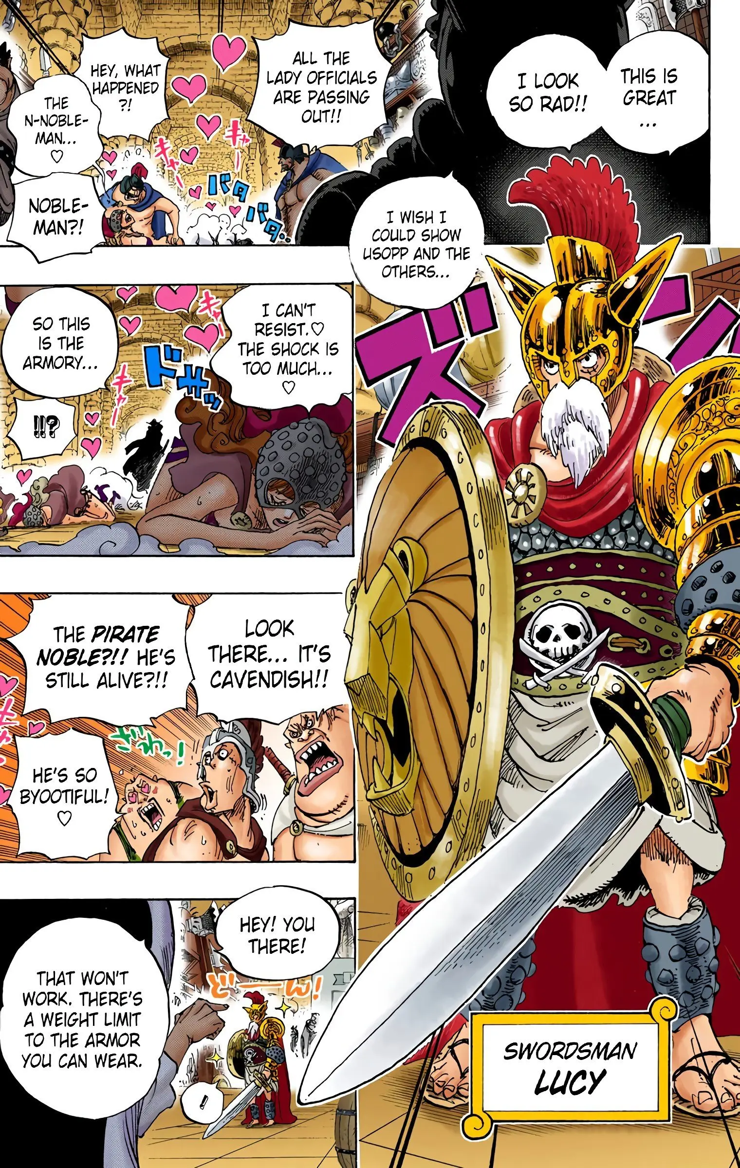 One Piece Colored, chapter 704, page 9
