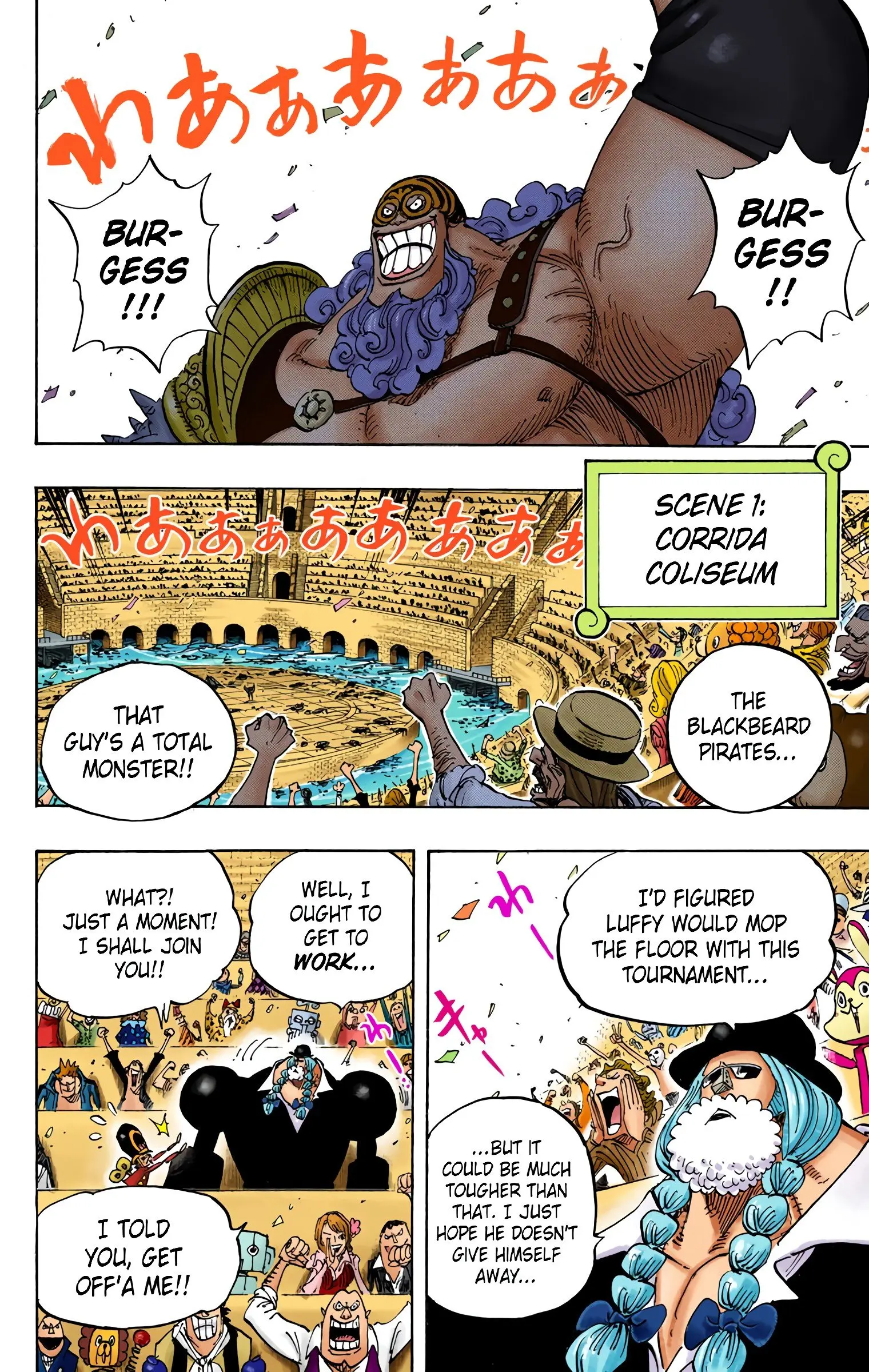 One Piece Colored, chapter 705, page 2