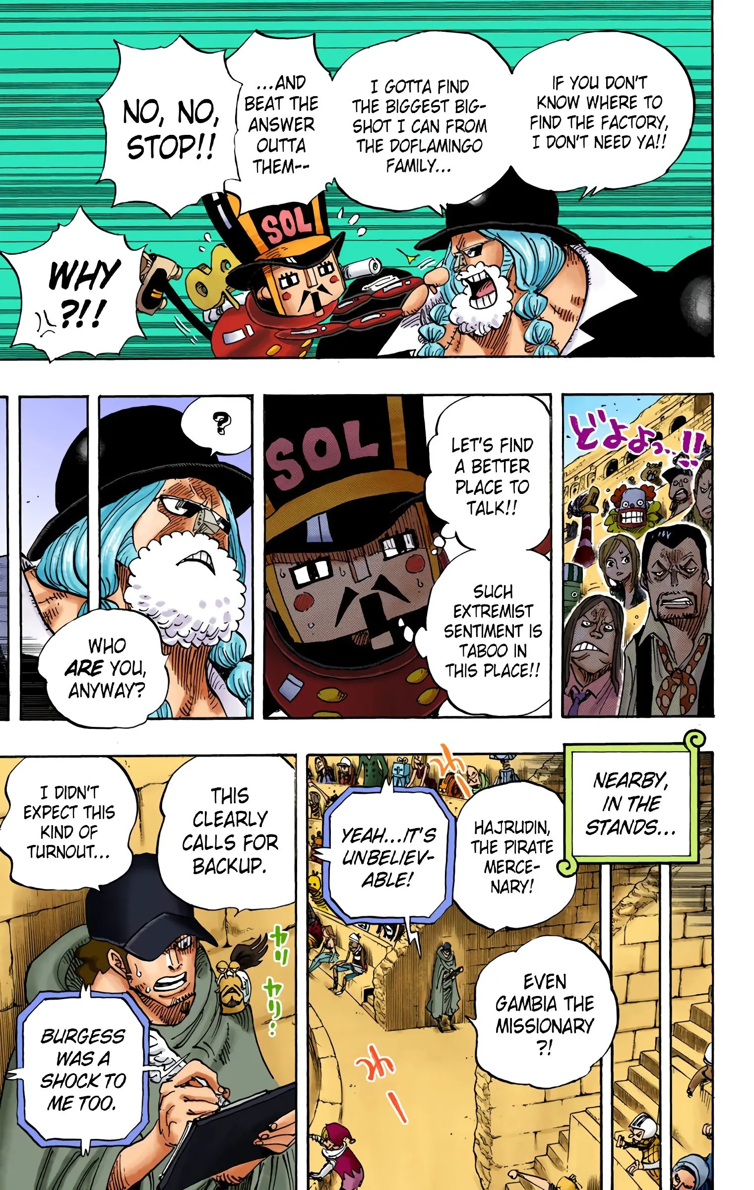 One Piece Colored, chapter 705, page 3