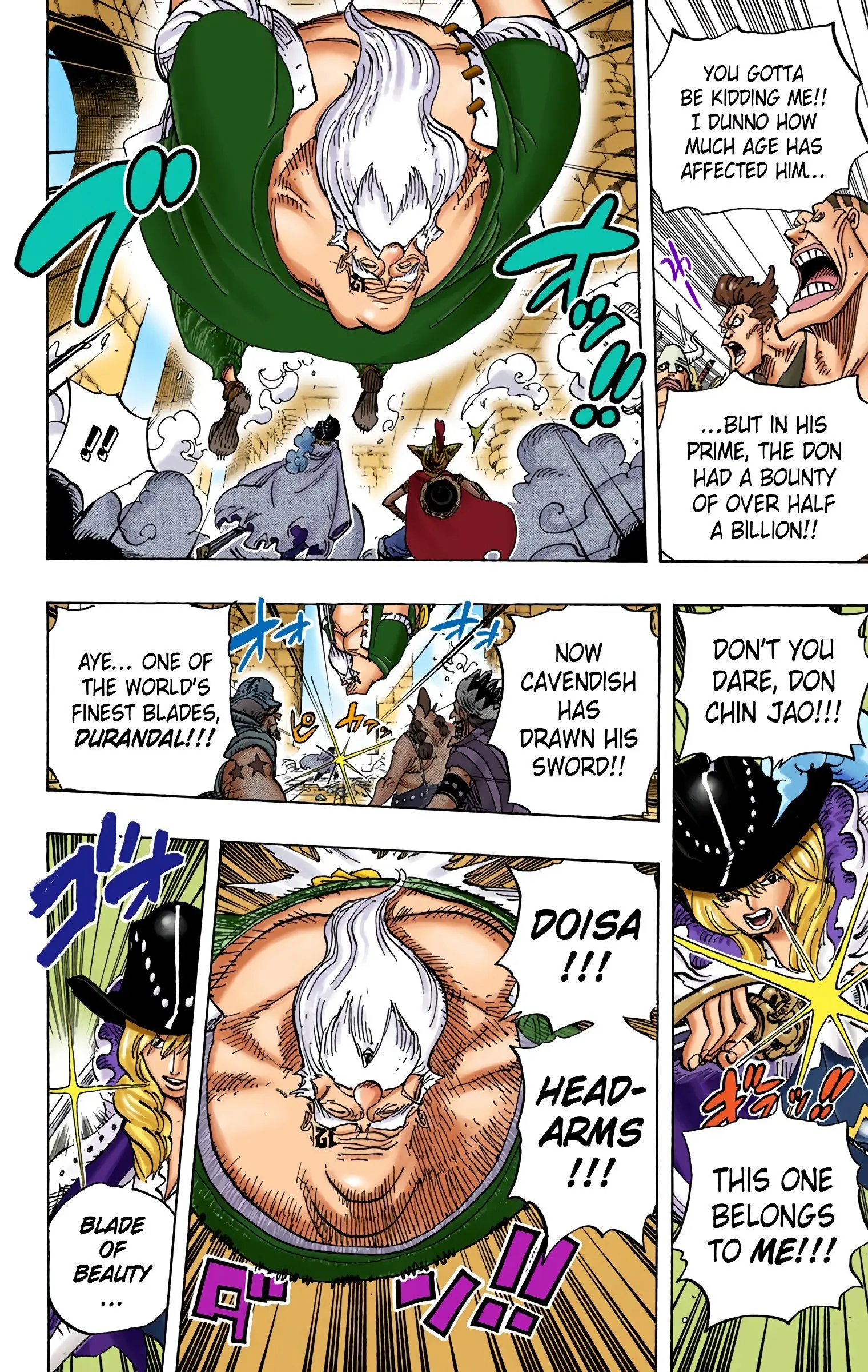 One Piece Colored, chapter 708, page 4