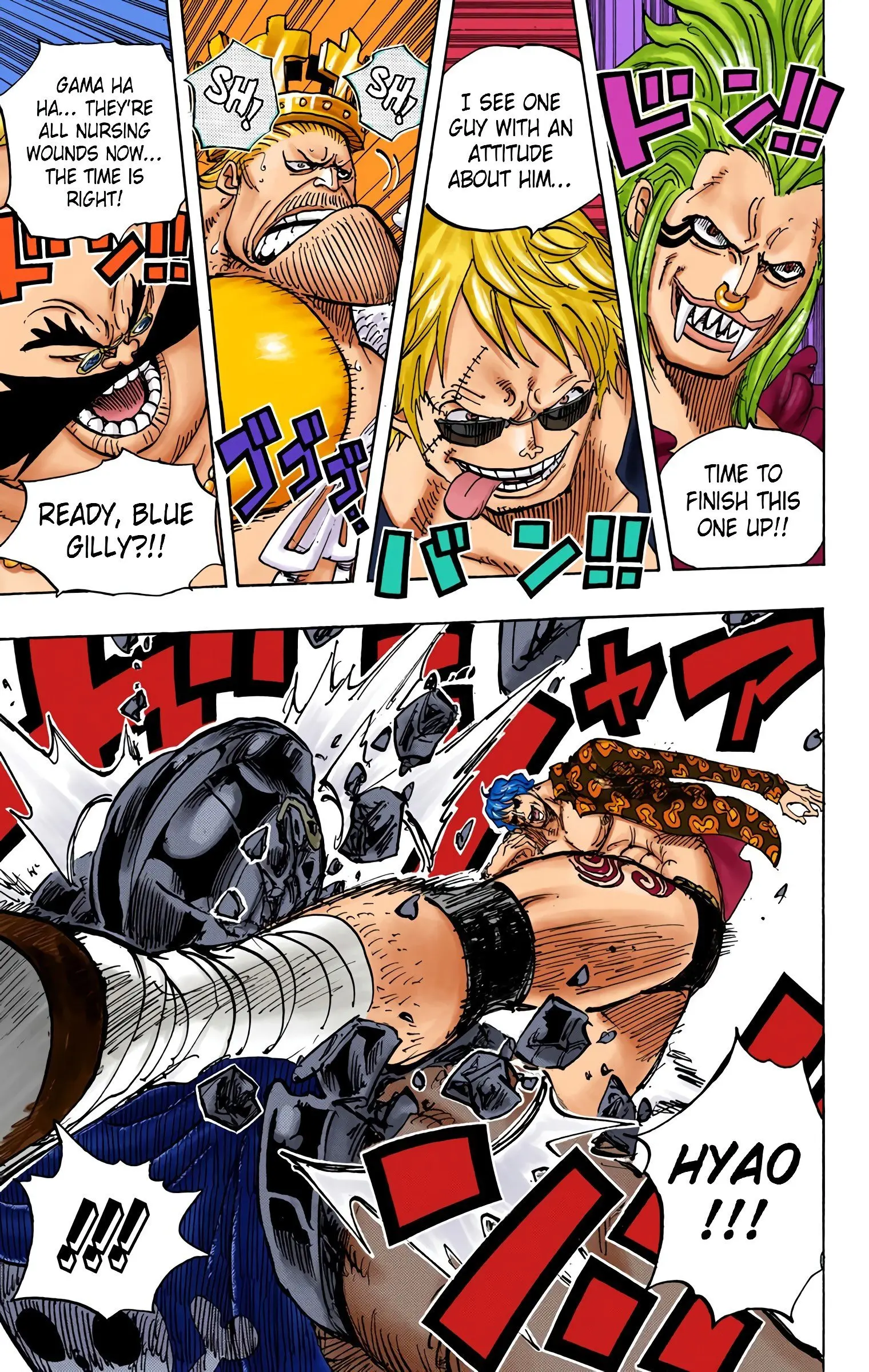 One Piece Colored, chapter 709, page 3