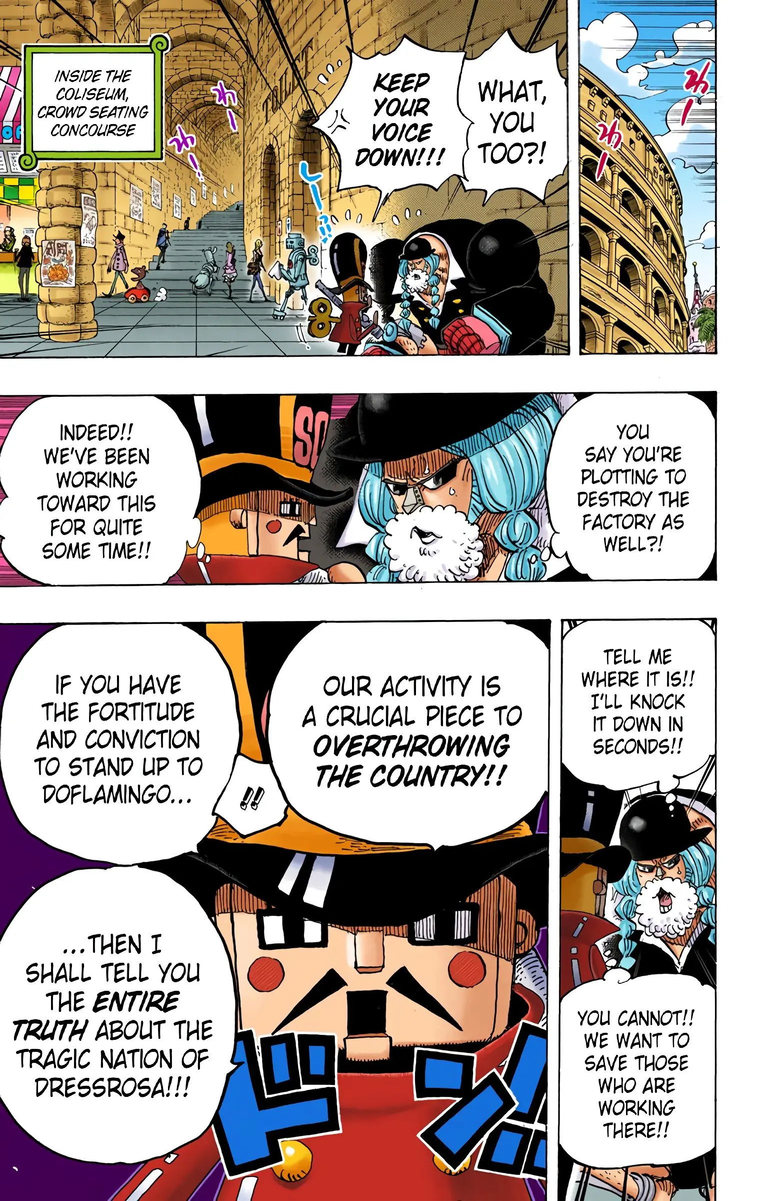 One Piece Colored, chapter 709, page 18
