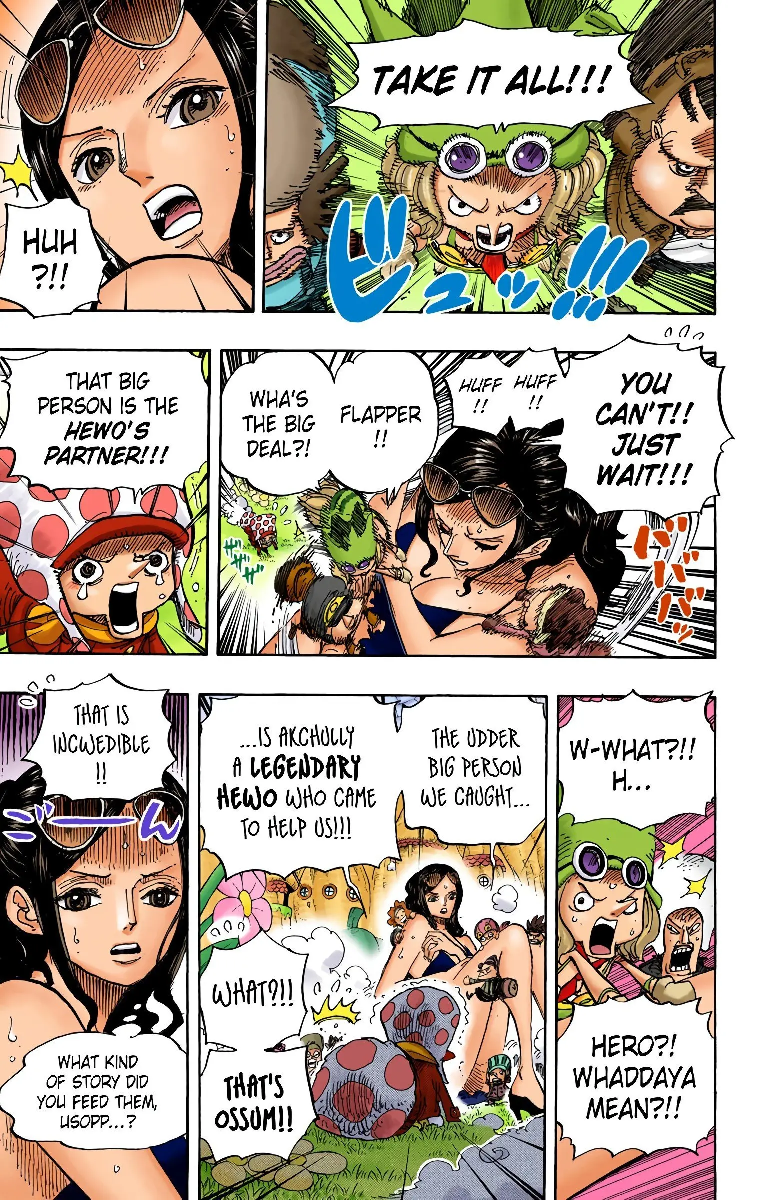 One Piece Colored, chapter 711, page 8