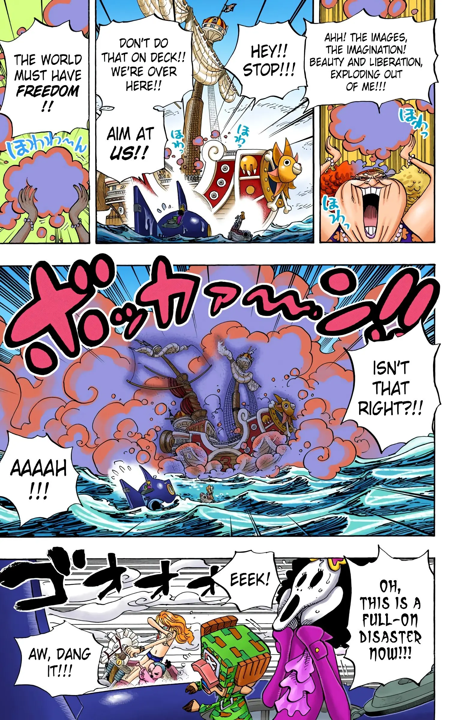 One Piece Colored, chapter 714, page 4