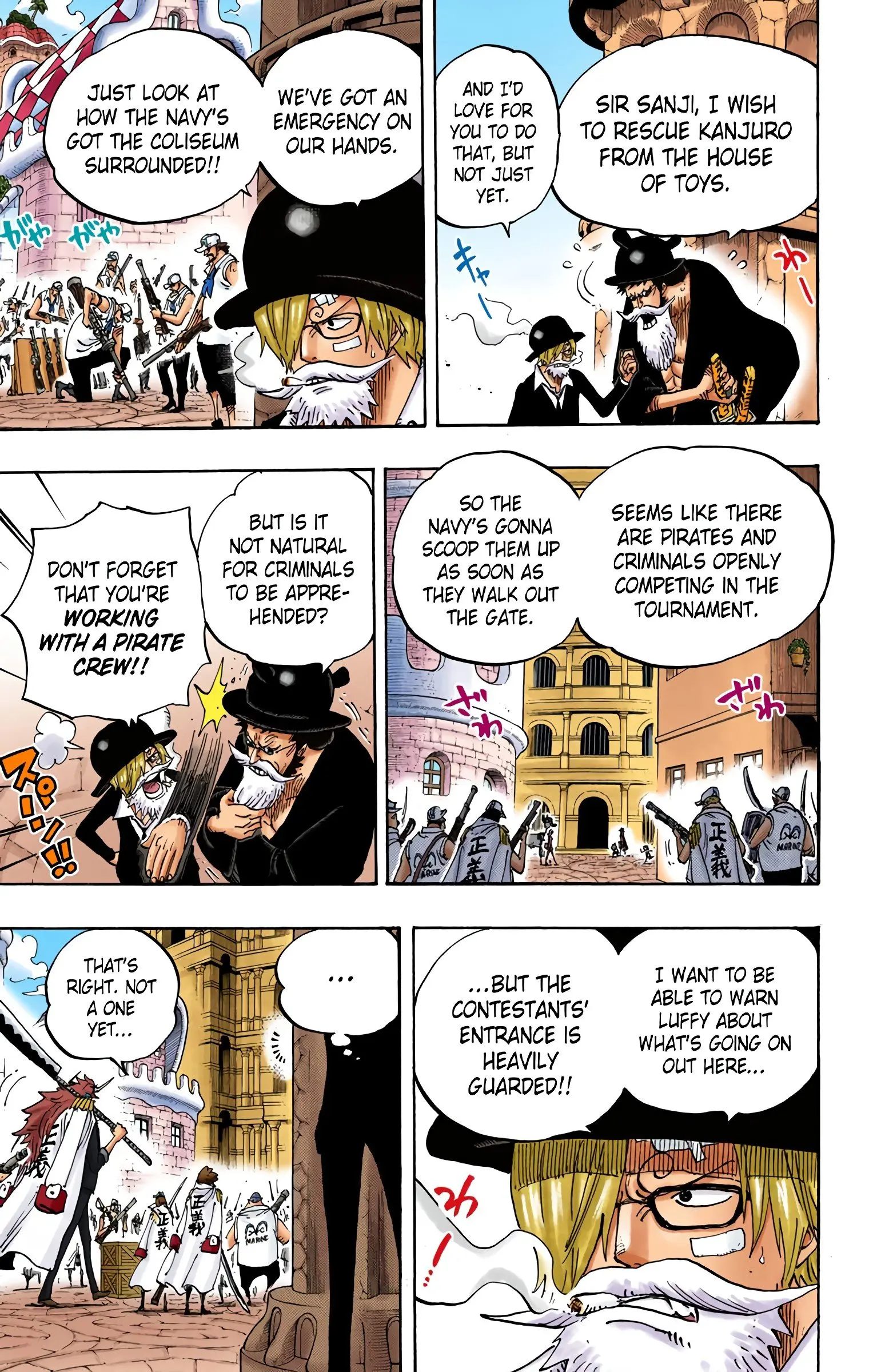 One Piece Colored, chapter 717, page 7