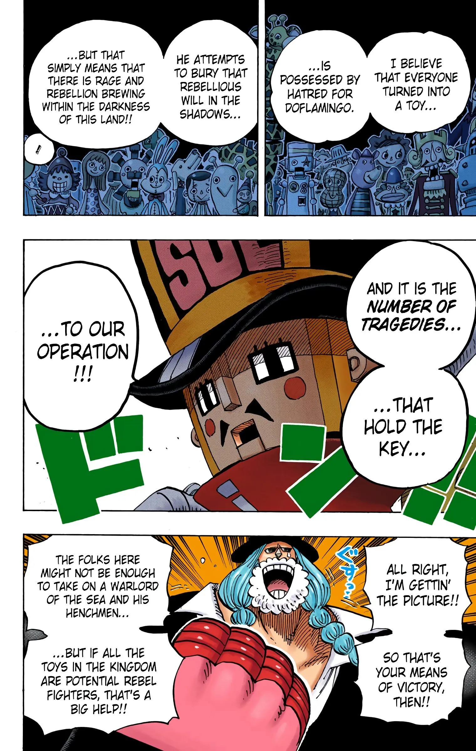 One Piece Colored, chapter 728, page 14