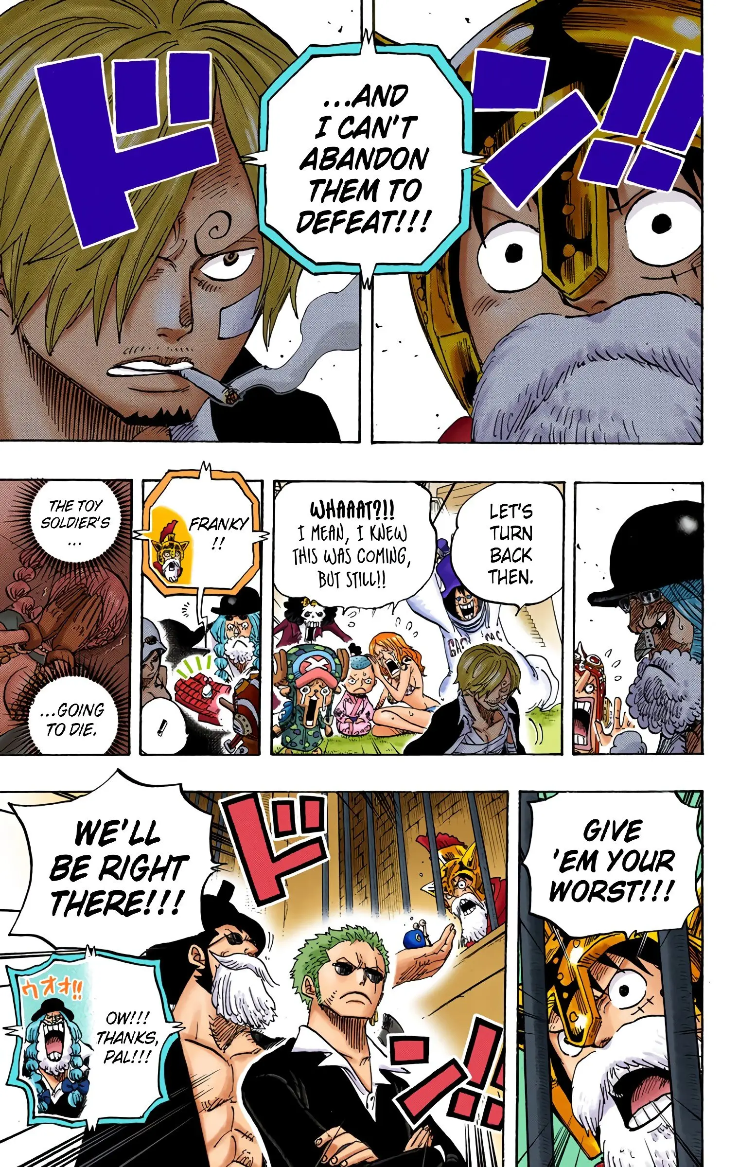 One Piece Colored, chapter 729, page 13
