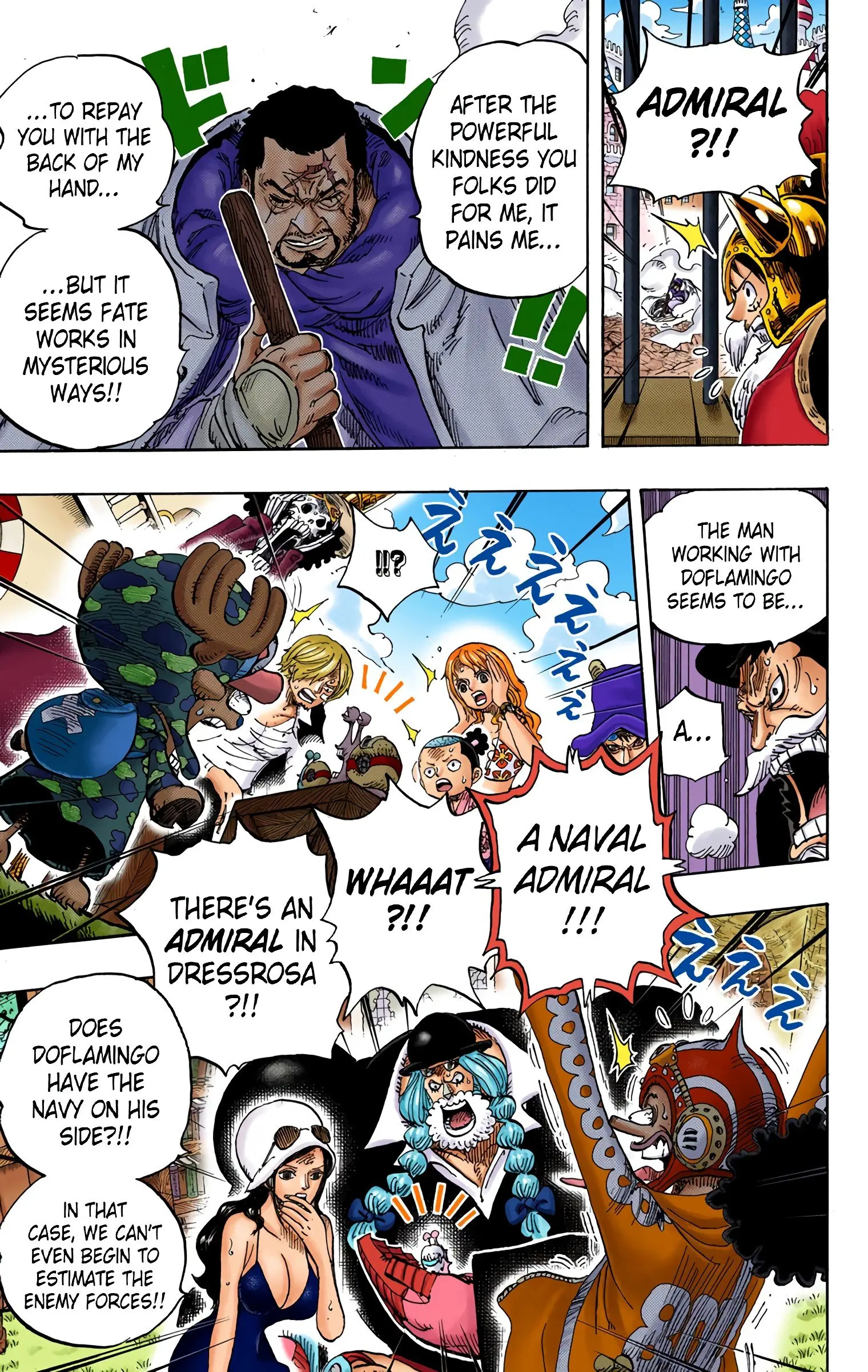 One Piece Colored, chapter 730, page 8