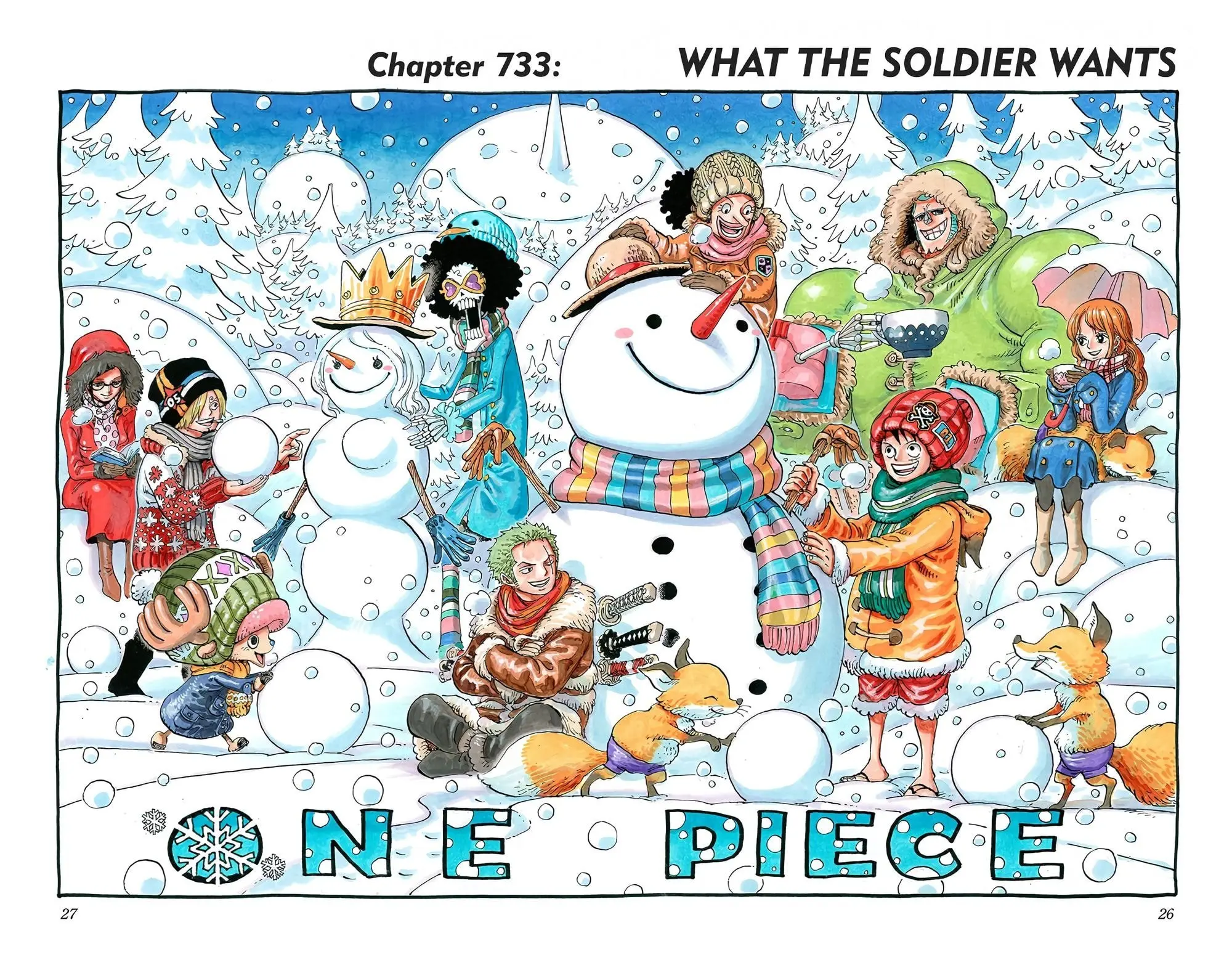 One Piece Colored, chapter 733, page 1