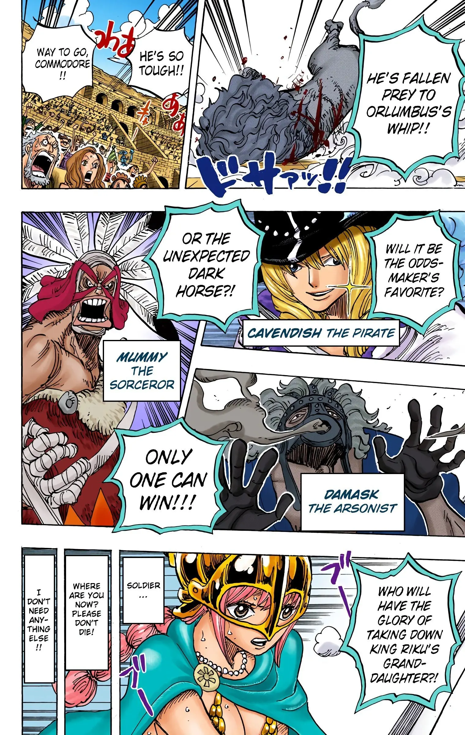 One Piece Colored, chapter 733, page 6