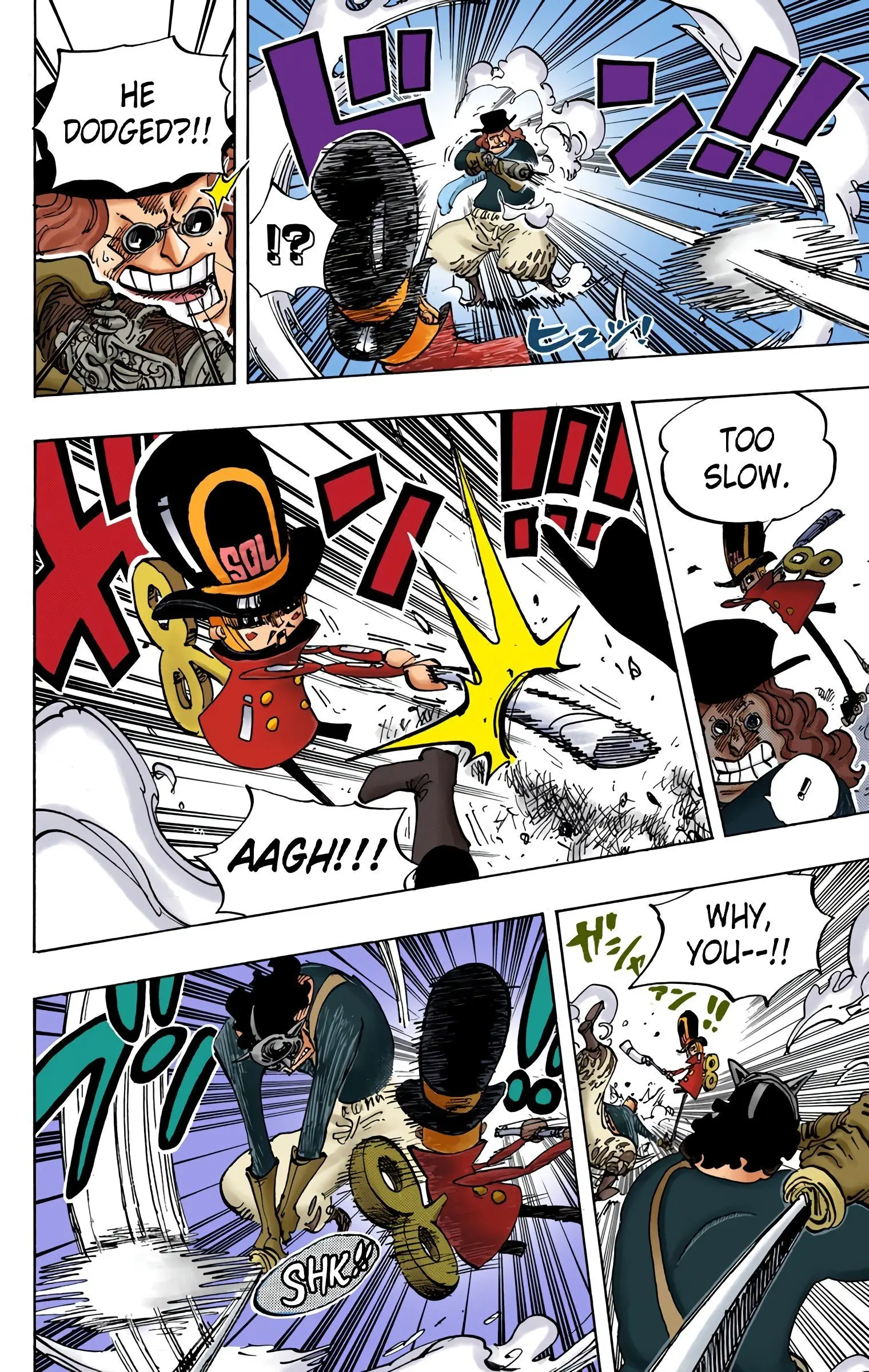 One Piece Colored, chapter 733, page 14