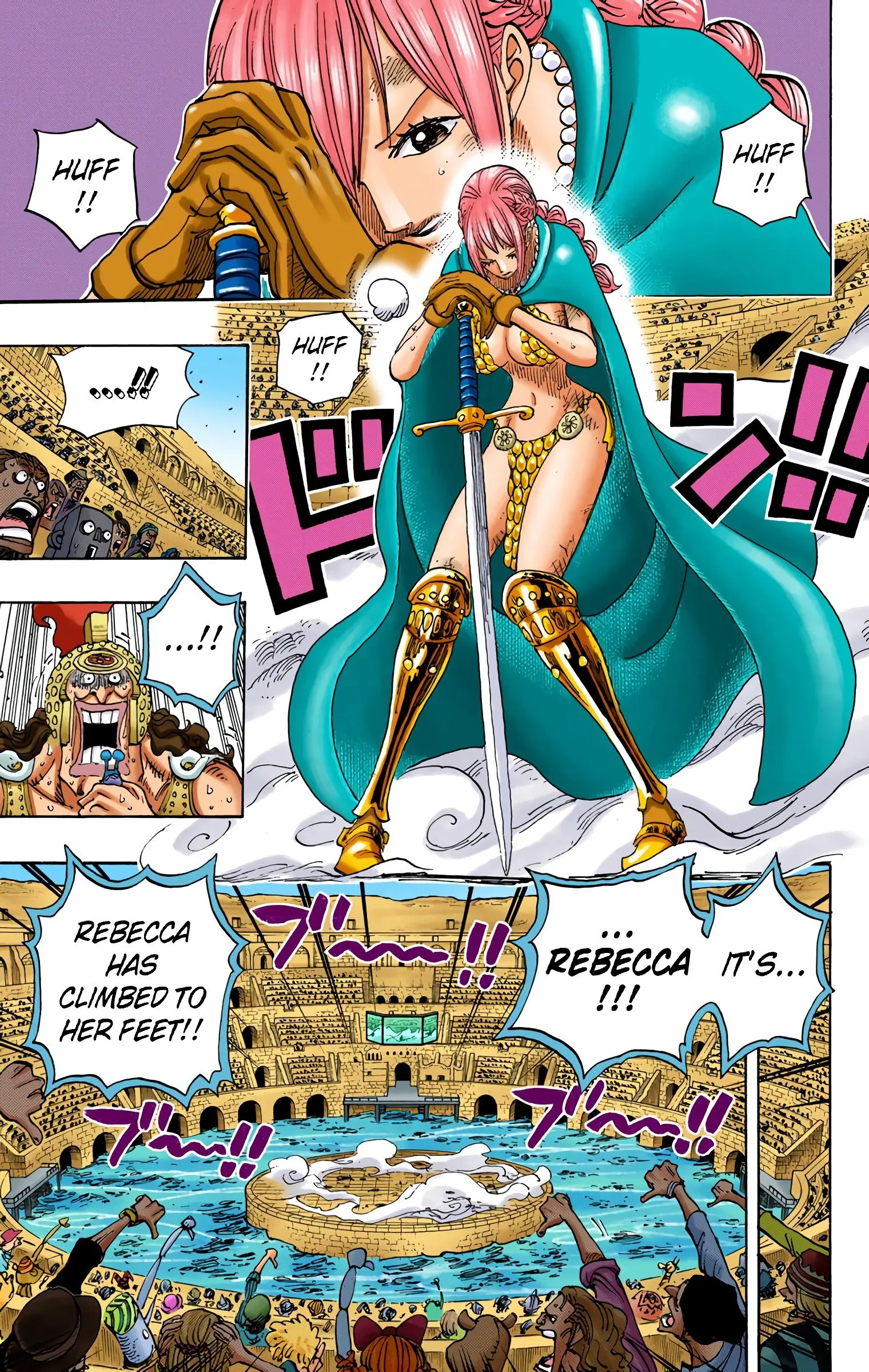 One Piece Colored, chapter 734, page 3